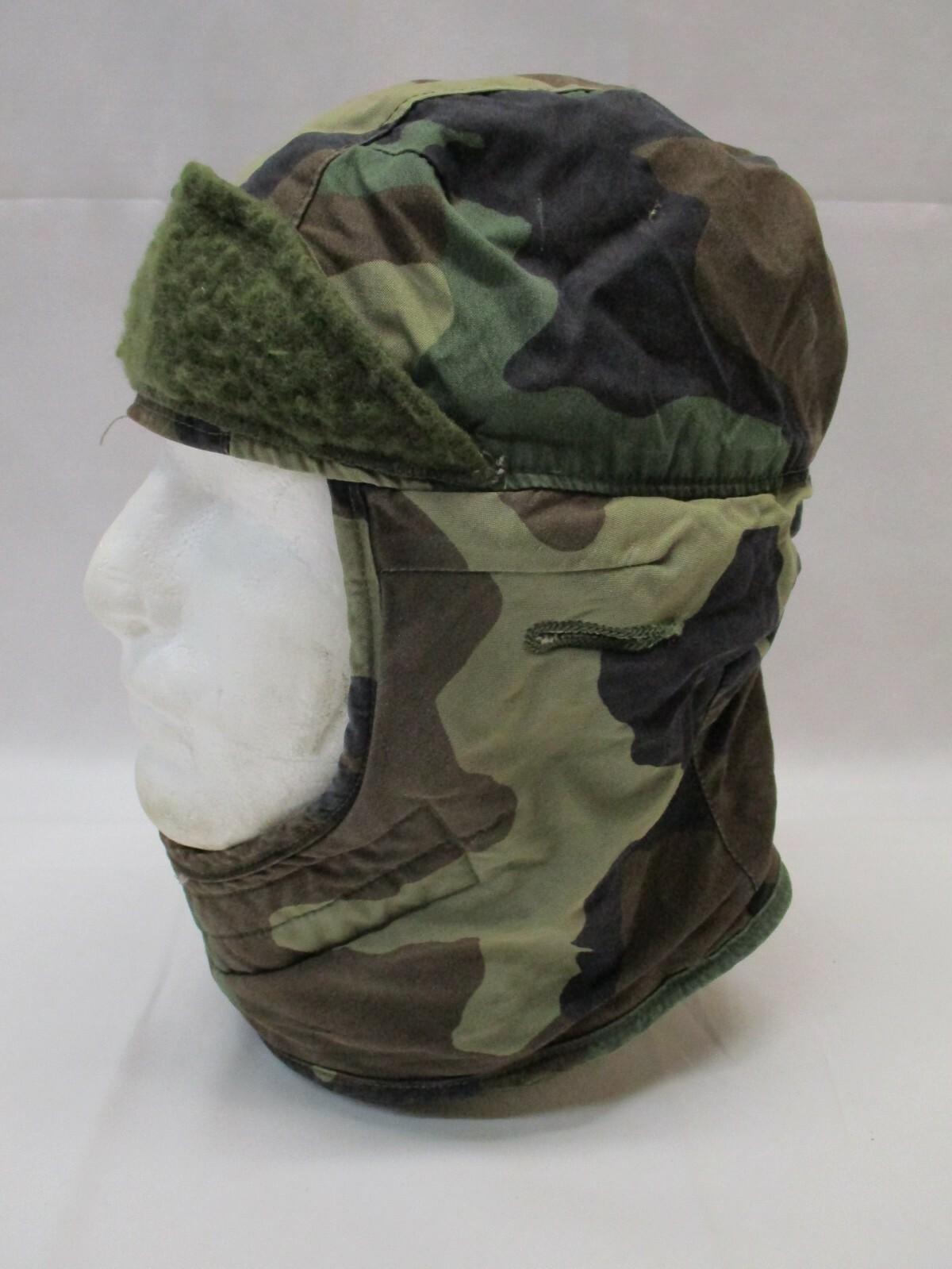 USGI MILITARY WOODLAND HELMET LINER COLD WEATHER PILE CAP INSULATED HAT BDU HOOD - Centex Military Gear