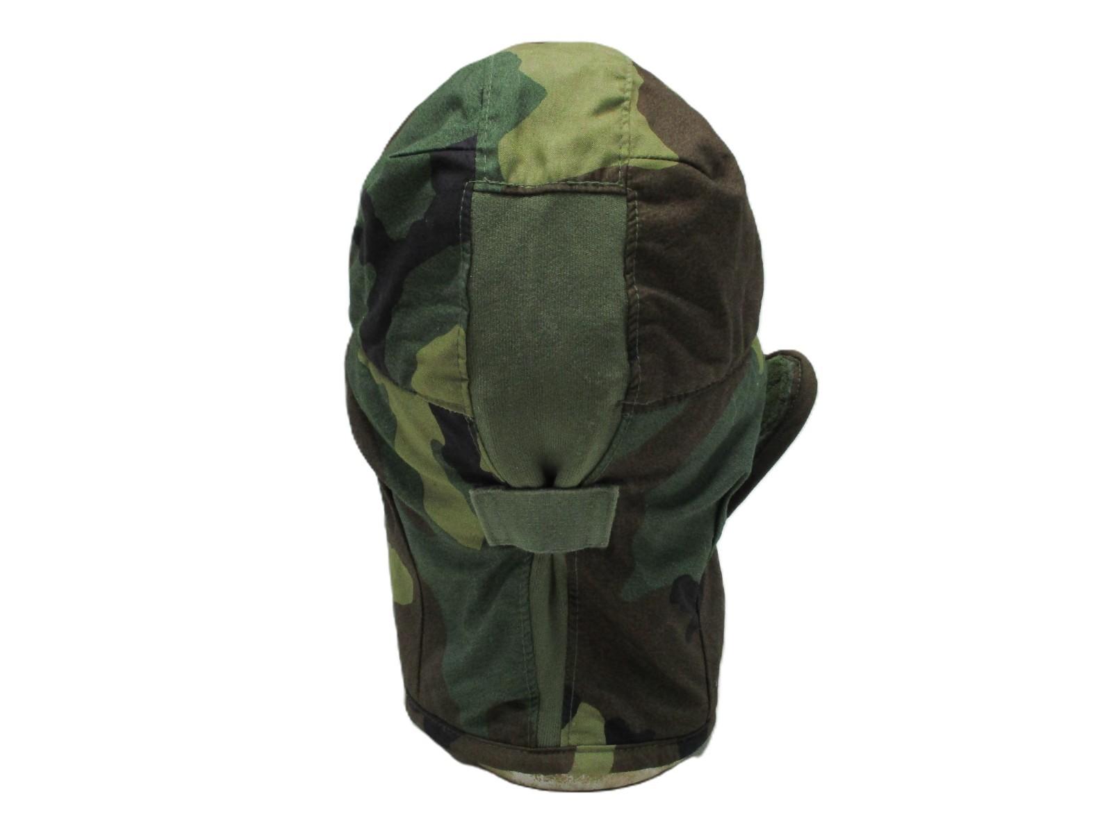 NOS MILITARY WOODLAND HELMET LINER COLD WEATHER PILE CAP INSULATED HAT BDU HOOD - Centex Military Gear