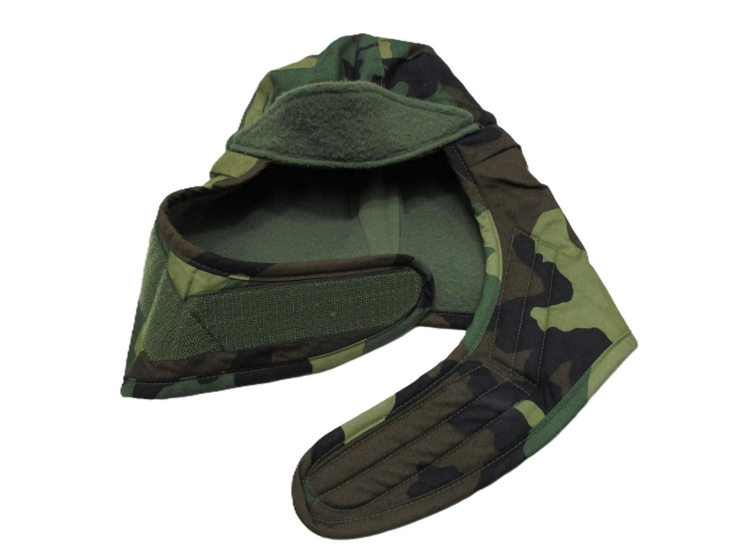 NOS MILITARY WOODLAND HELMET LINER COLD WEATHER PILE CAP INSULATED HAT BDU HOOD - Centex Military Gear