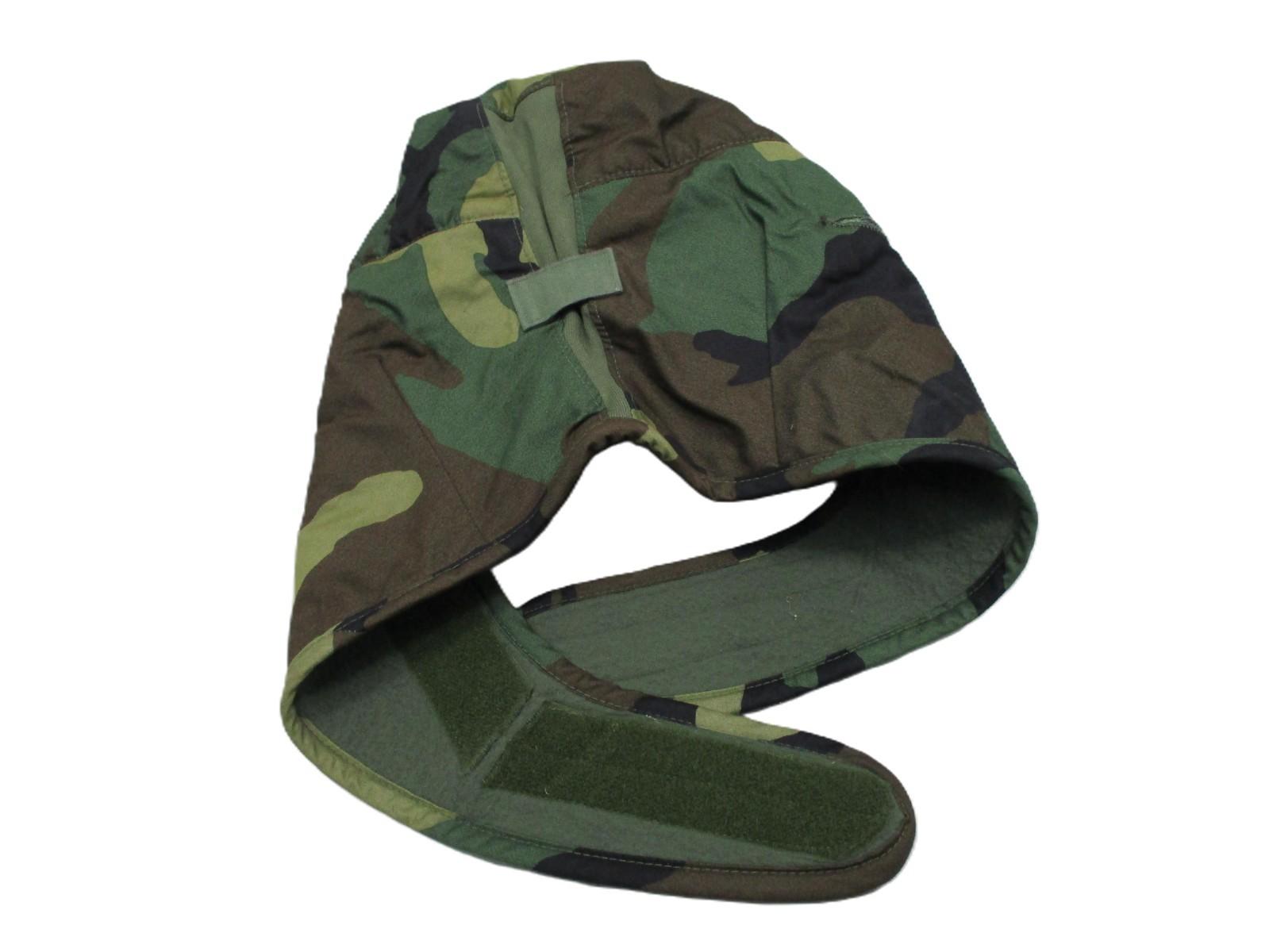 NOS MILITARY WOODLAND HELMET LINER COLD WEATHER PILE CAP INSULATED HAT BDU HOOD - Centex Military Gear