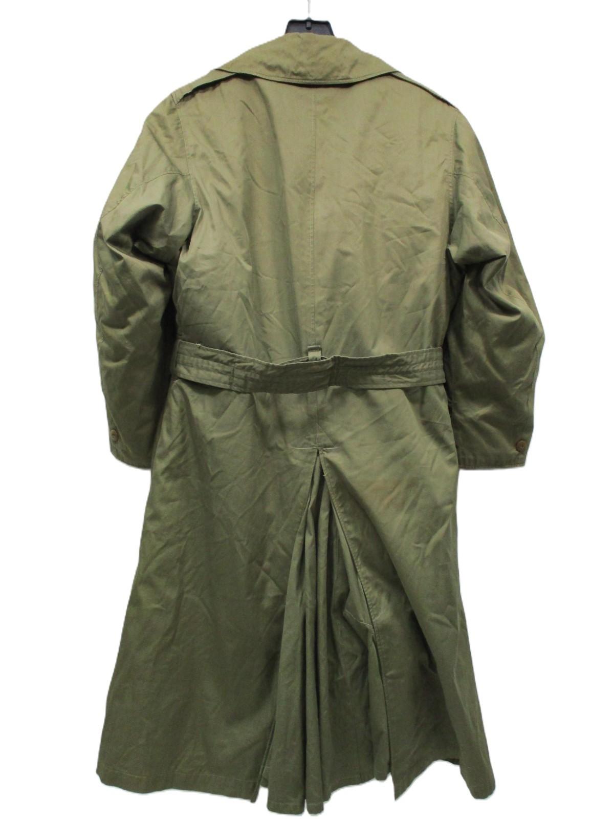 WW2 Regulation Army Officer's O'COAT FIELD Size 39R w. Wool Liner Med-Reg Olive