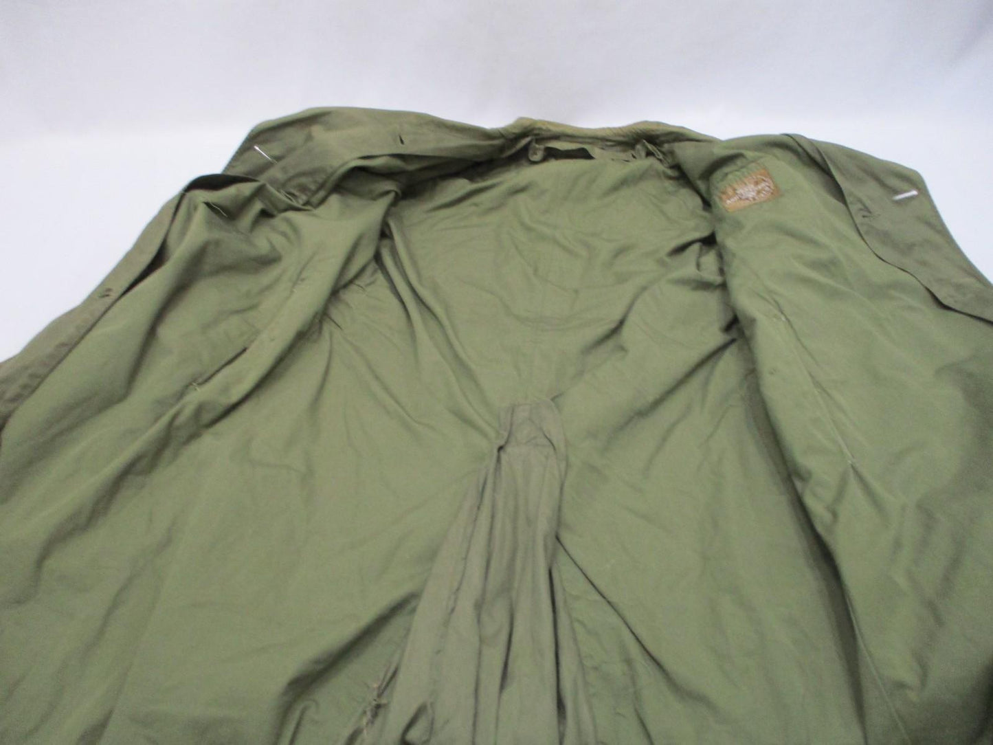 WW2 Regulation Army Officer's O'COAT FIELD Size 39R w. Wool Liner Med-Reg Olive