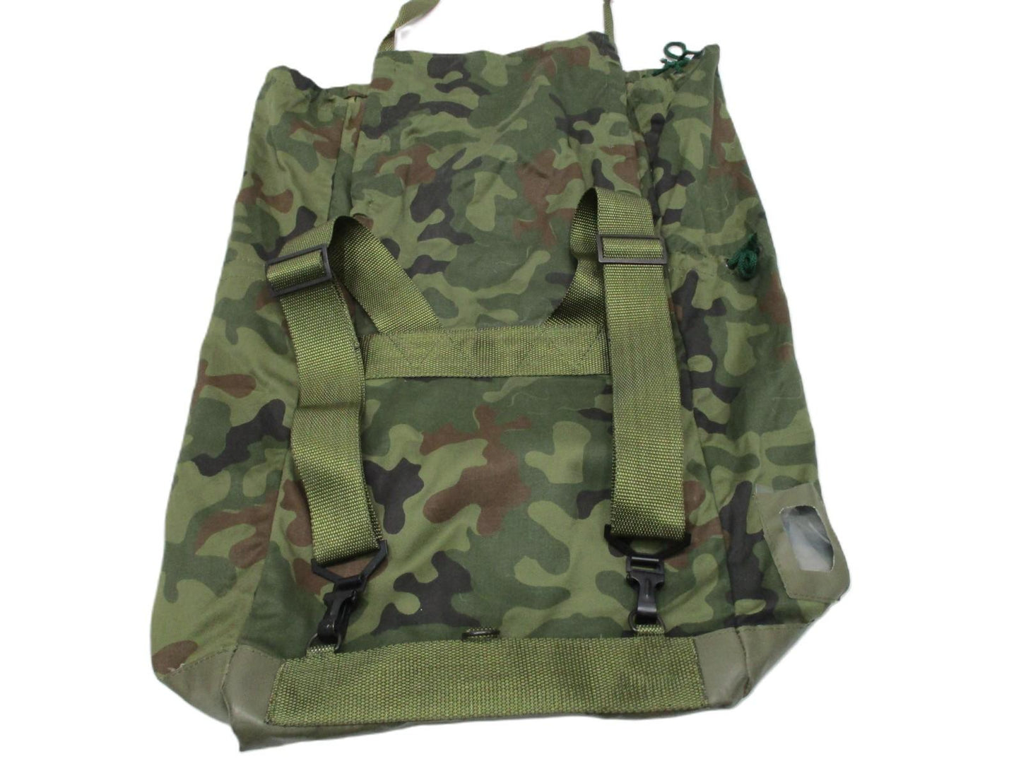 Polish military issue Rucksack Backpack M93 in Pantera camouflage with adjustable straps and multiple compartments, made by Centex Military Gear.