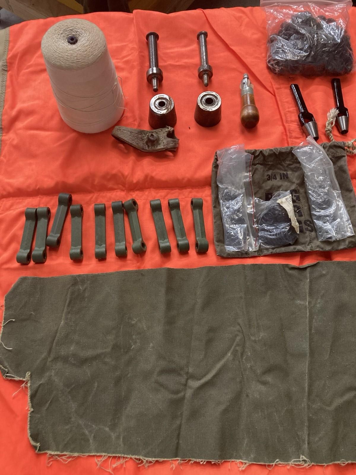 USGI TENTAGE REPAIR KIT TENT MIL SPEC GROMMETS #4 #5 Grommets  Vintage Hardware