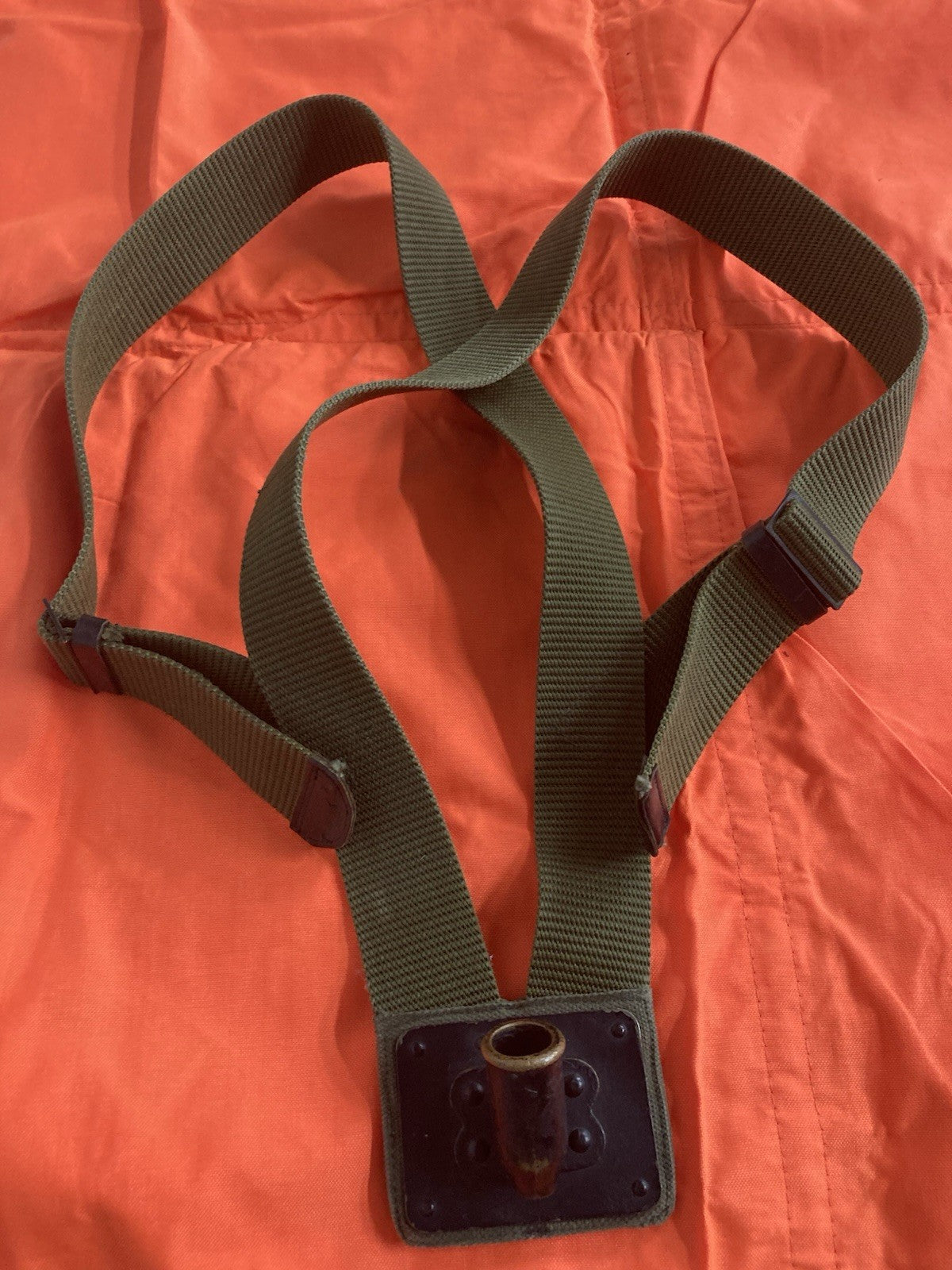 USGI Flagstaff Harness Colorguard Drill And Ceremony Guidon Bearer