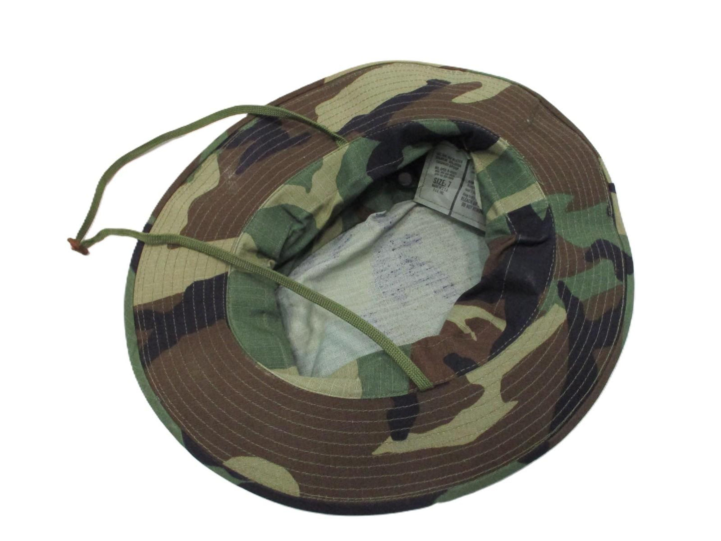 USGI WOODLAND BDY M81 CAMOUFLAGE BOONIE CAP FLOPPY CAP SIZE:7 SUN HOT WEATHER