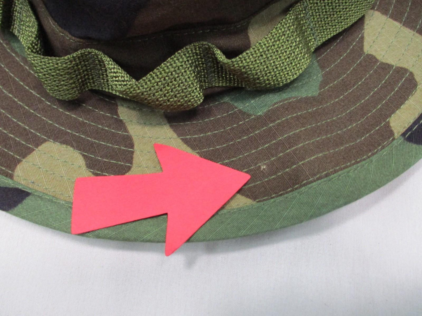 USGI WOODLAND BDY M81 CAMOUFLAGE BOONIE CAP FLOPPY CAP SIZE:7 SUN HOT WEATHER