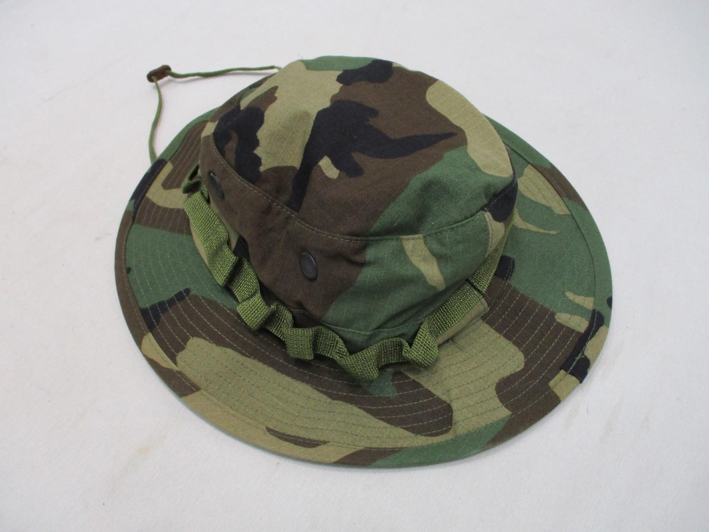 USGI WOODLAND BDY M81 CAMOUFLAGE BOONIE CAP FLOPPY CAP SIZE:7 SUN HOT WEATHER