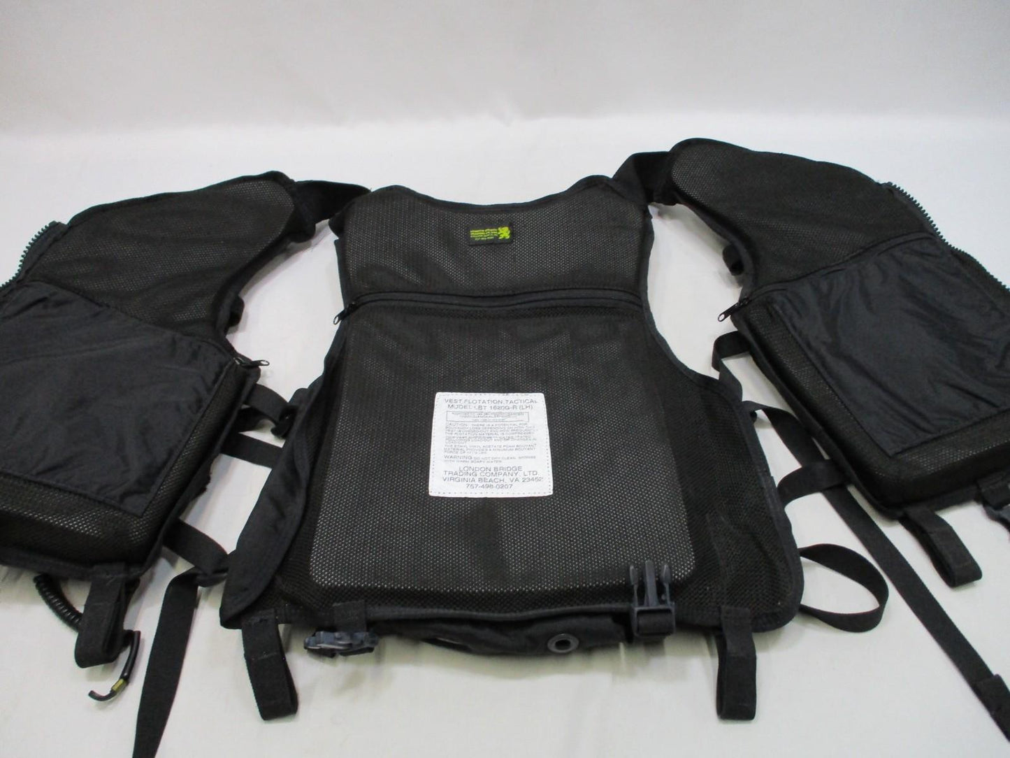 LBT Tactical Flotation Vest – Model 1620G-R – Left-Handed- Black- Maritime