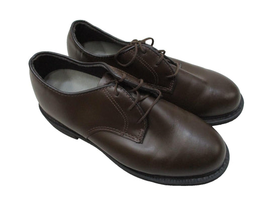 CAPPS Military Dress Shoes – Size 8 EW, US Army AGSU Approved, Brown, Used