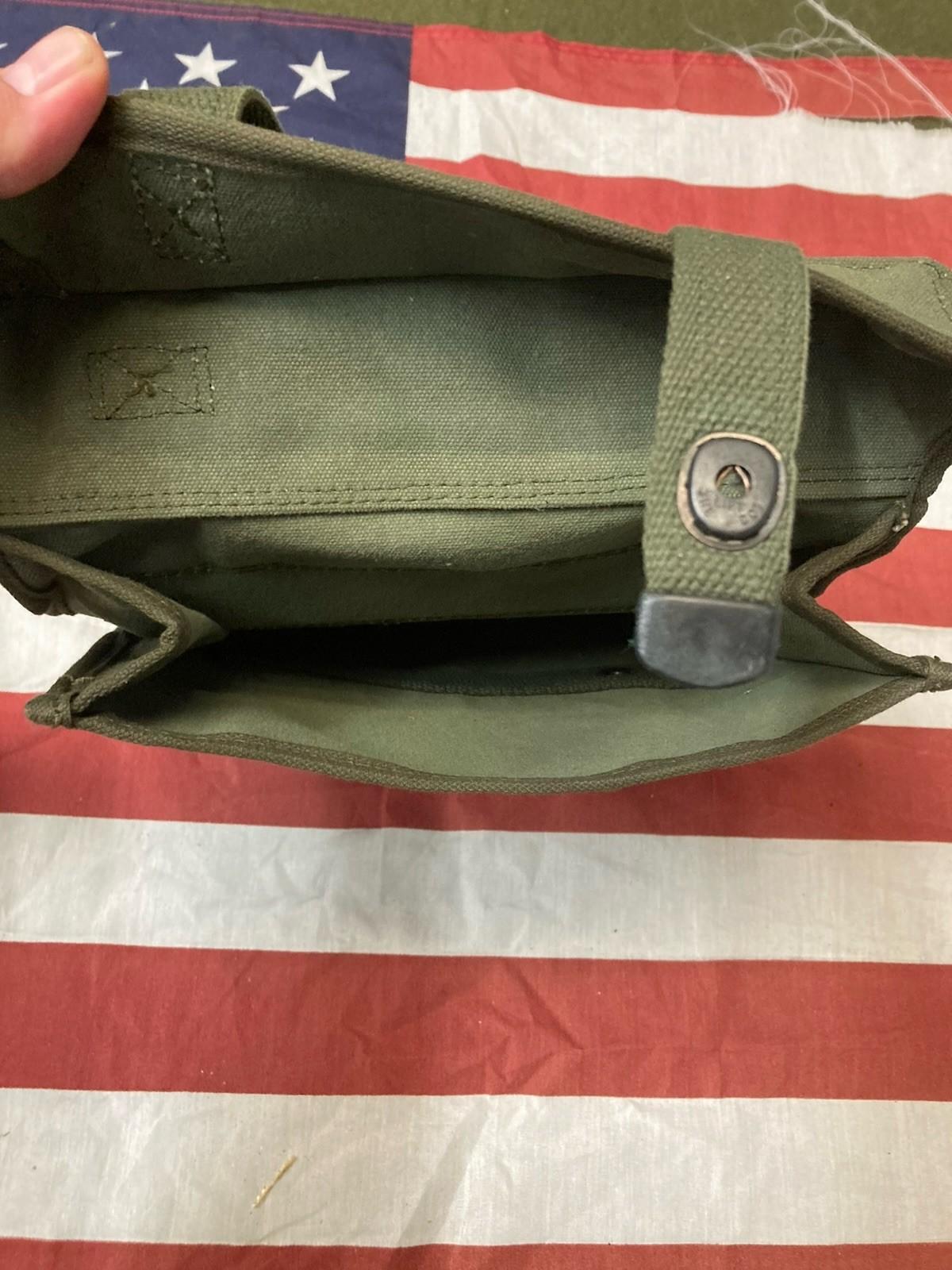 USGI Canvas Utility Pouch Book Case FM TM Pouch M1956 M1967 Alice Gear Mil Spec