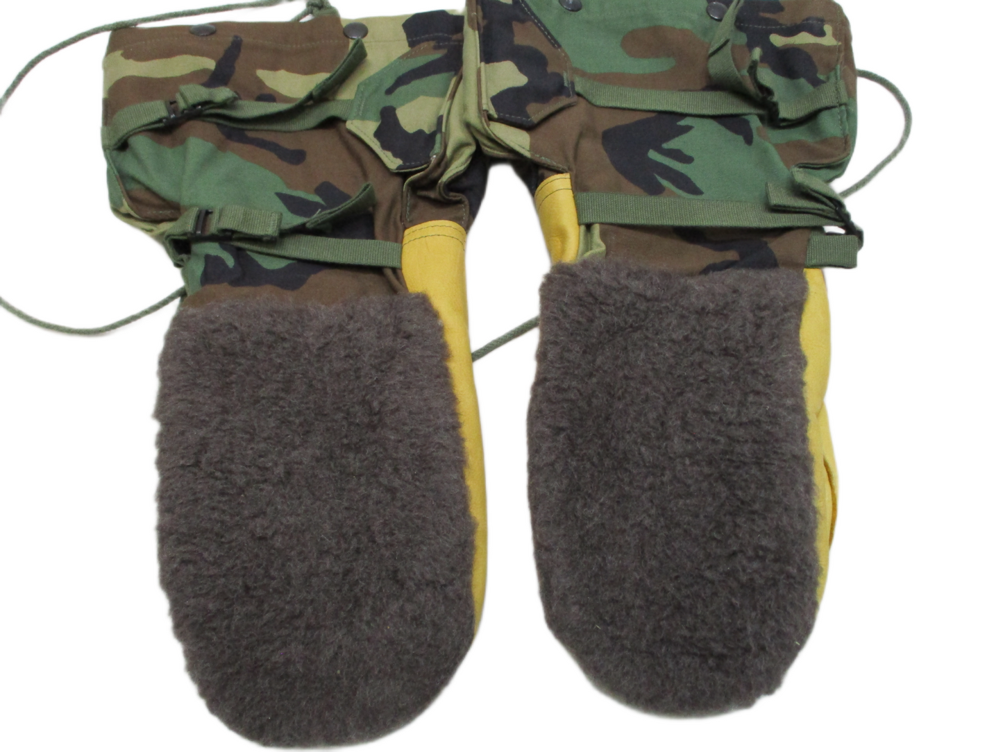 US Military Extreme Cold Weather Mitten Set ECW M81 Woodland Camo Small