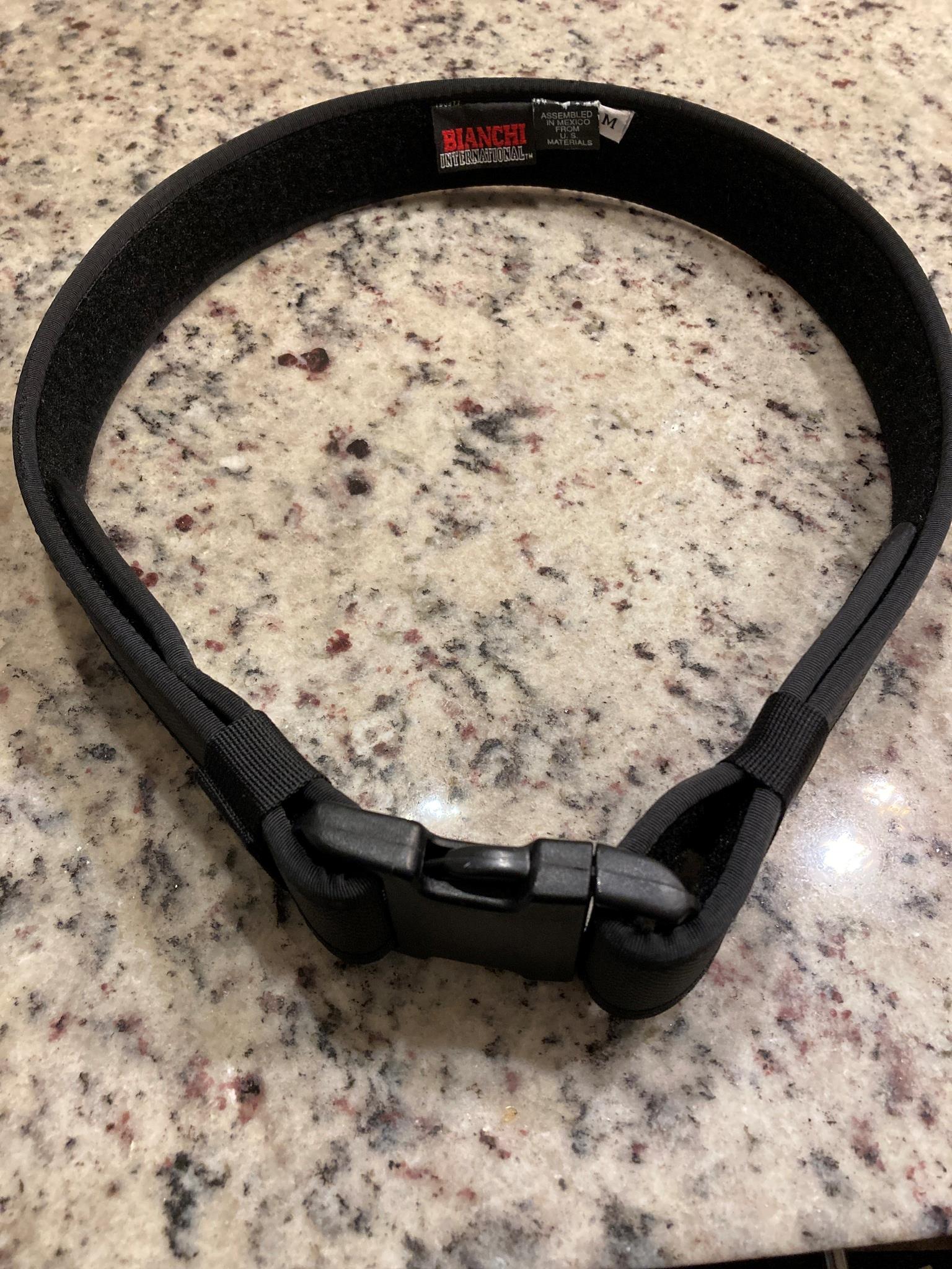 Bianchi International Duty Belt - Size M - Black - Used - Centex Military Gear