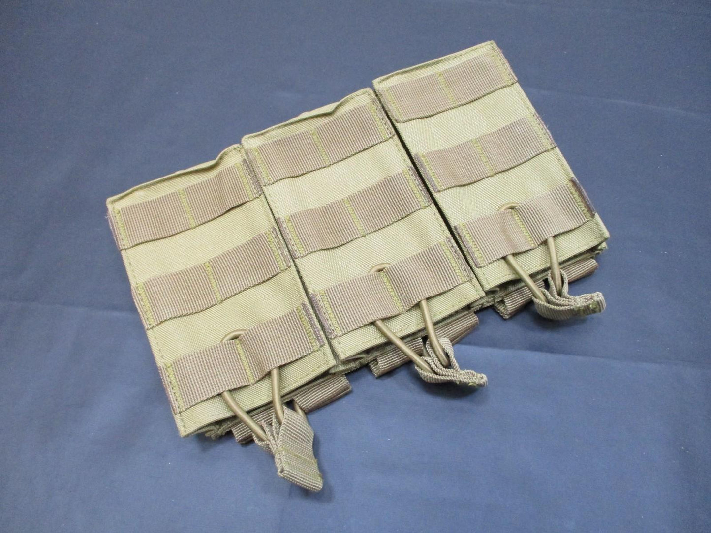 Fox Tactical Triple Rifle Magazine Pouch MOLLE Tan Used - Excellent