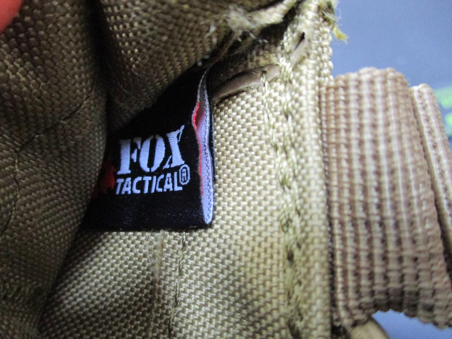 Fox Tactical Triple Rifle Magazine Pouch MOLLE Tan Used - Excellent
