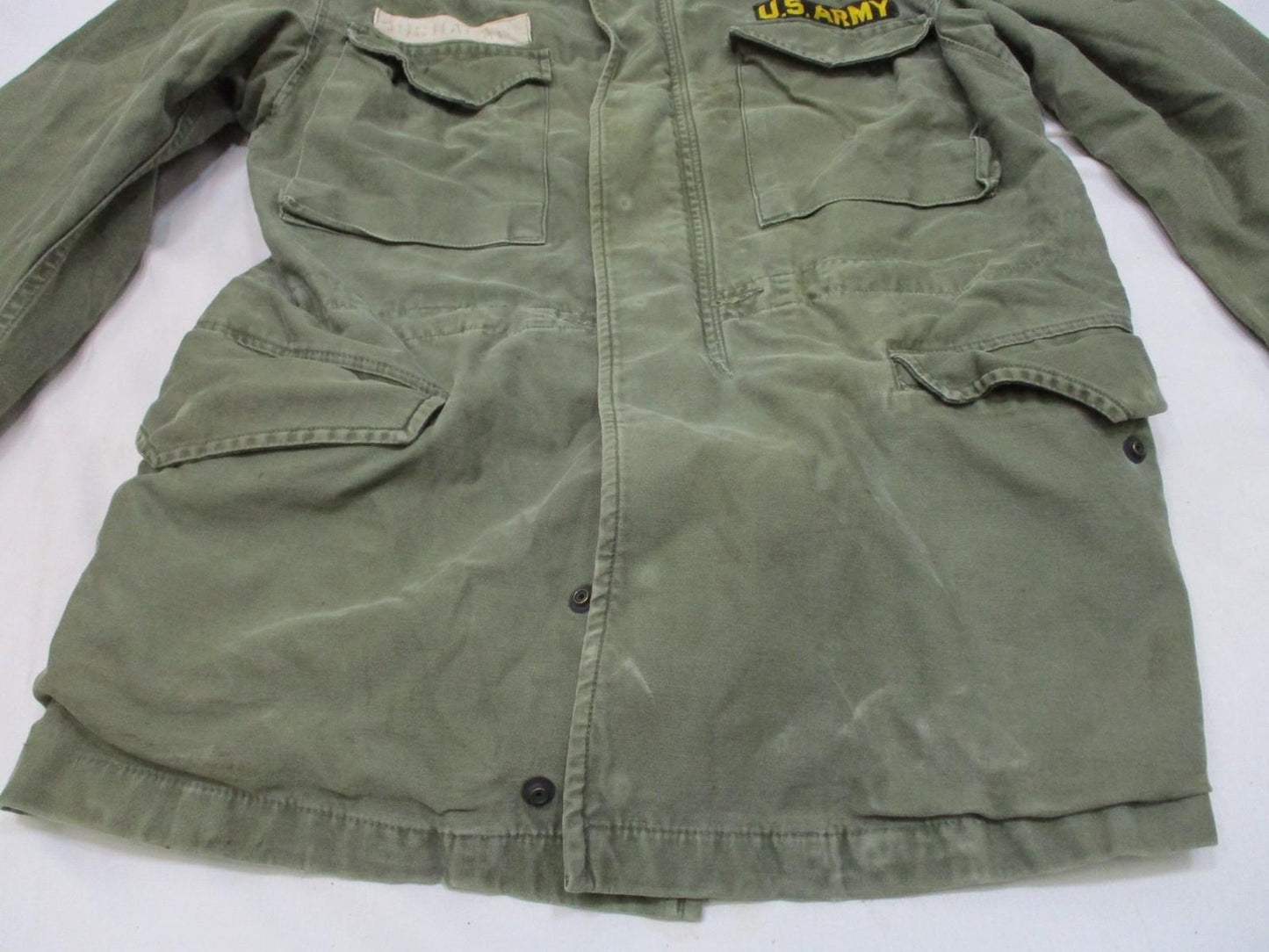 Vietnam War U.S. Army M-1951 Field Jacket - Fair Condition - OD Green - Olive