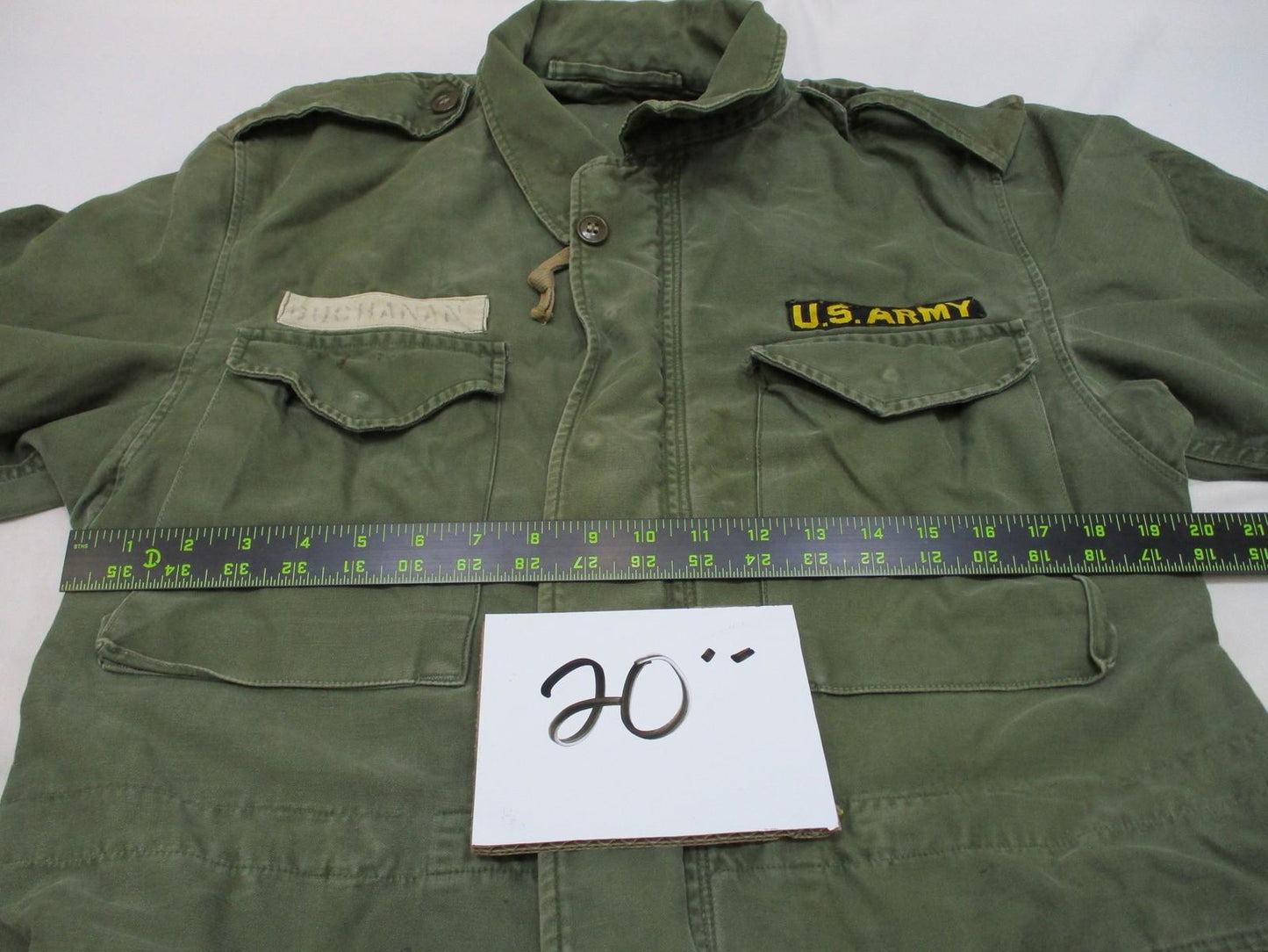 Vietnam War U.S. Army M-1951 Field Jacket - Fair Condition - OD Green - Olive