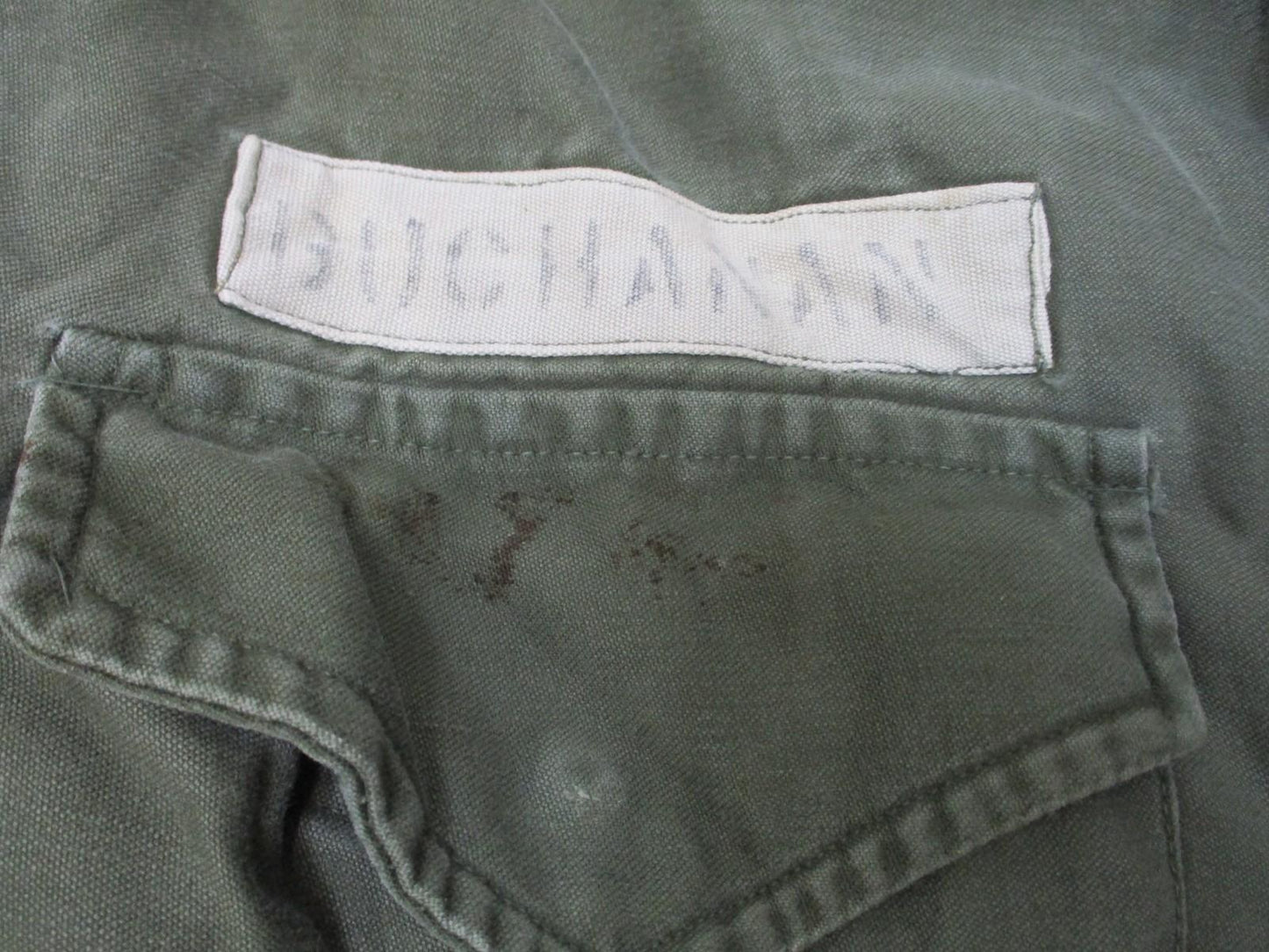 Vietnam War U.S. Army M-1951 Field Jacket - Fair Condition - OD Green - Olive