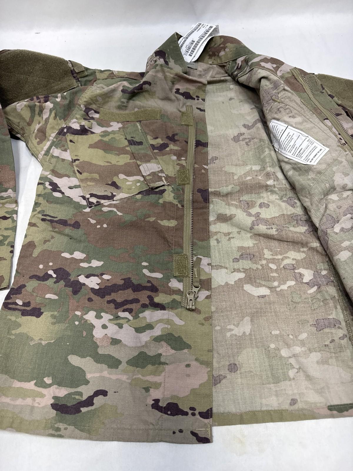 New U.S. Army Combat Uniform ACU Jacket Flame Resistant Medium-Long MultiCam