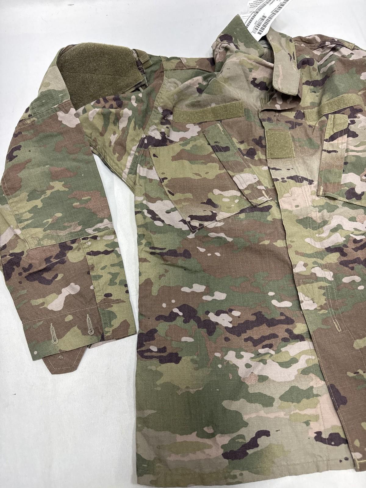 New U.S. Army Combat Uniform ACU Jacket Flame Resistant Medium-Long MultiCam
