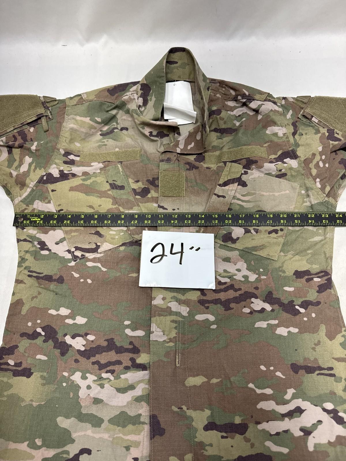 New U.S. Army Combat Uniform ACU Jacket Flame Resistant Medium-Long MultiCam