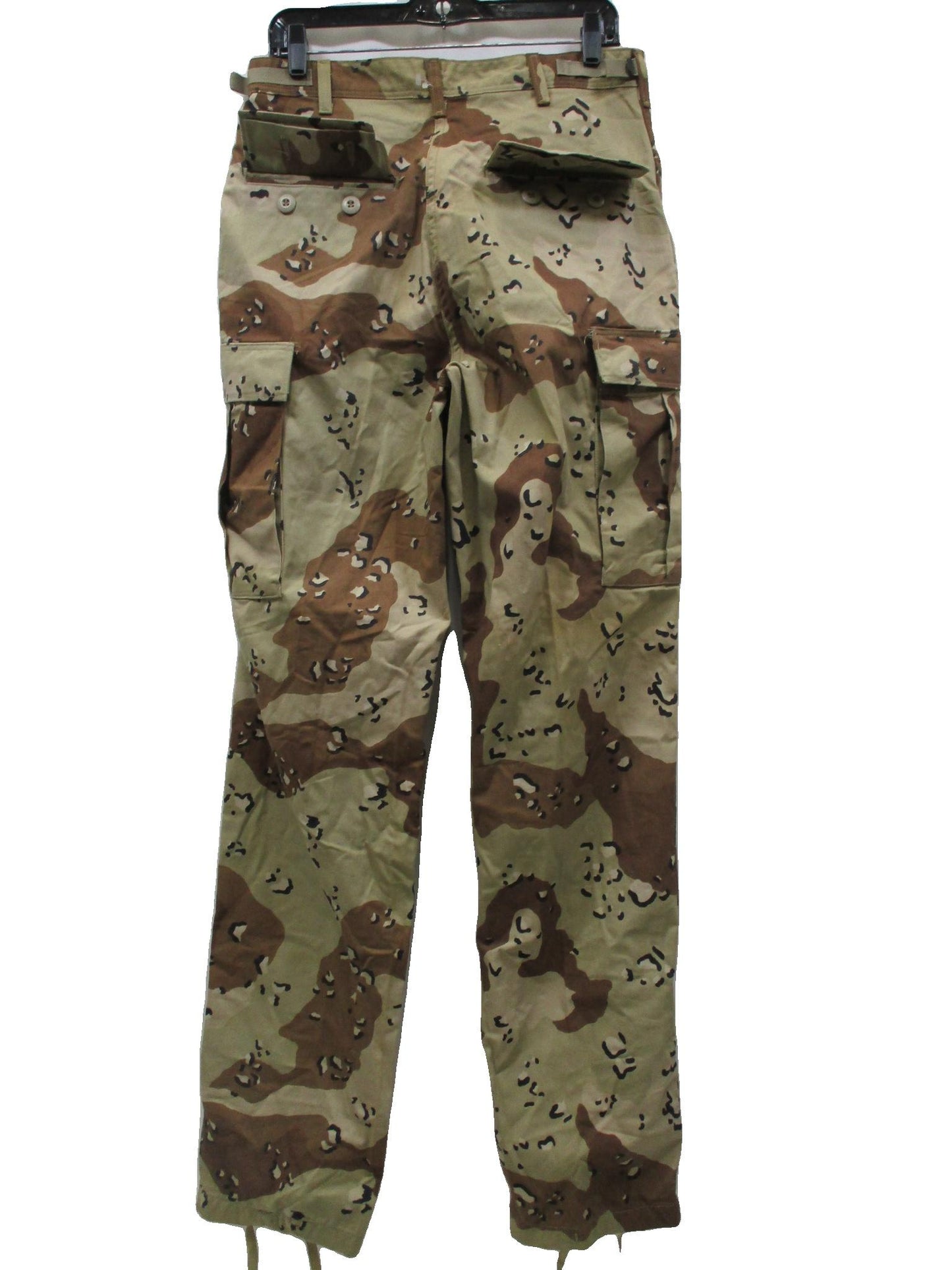 Wrangler Desert Camo Combat Cargo Pants Men's Small-X-Long 50% Nylon/Cotton