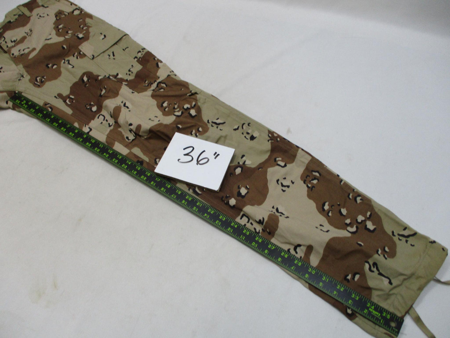 Wrangler Desert Camo Combat Cargo Pants Men's Small-X-Long 50% Nylon/Cotton