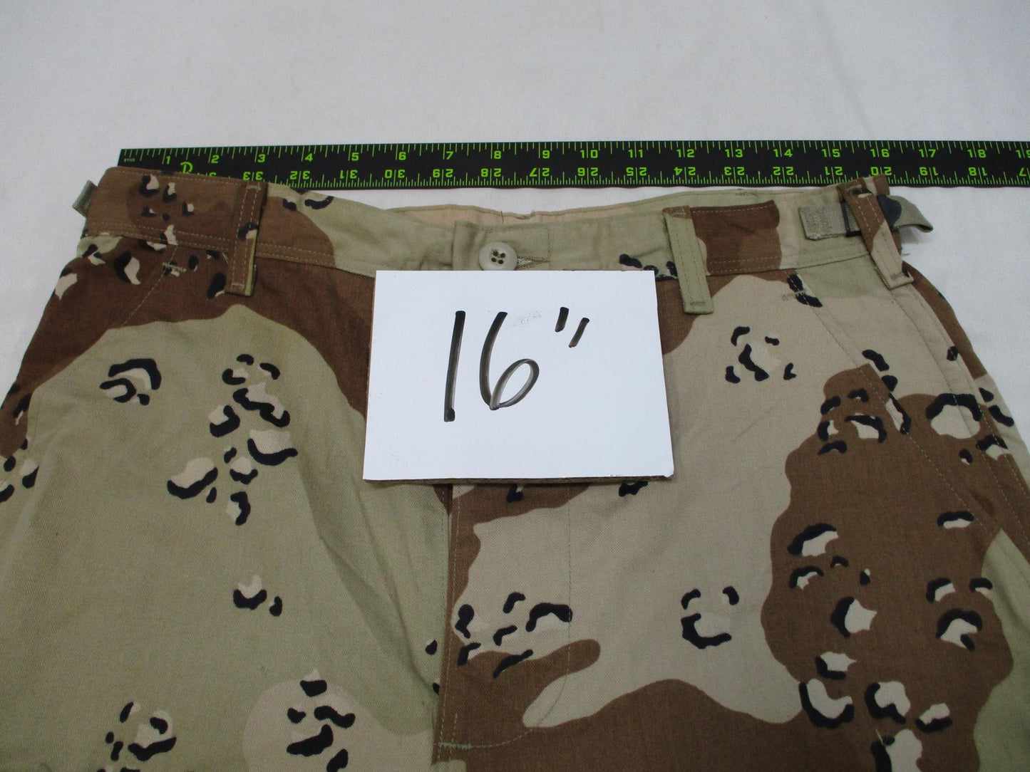 Wrangler Desert Camo Combat Cargo Pants Men's Small-X-Long 50% Nylon/Cotton