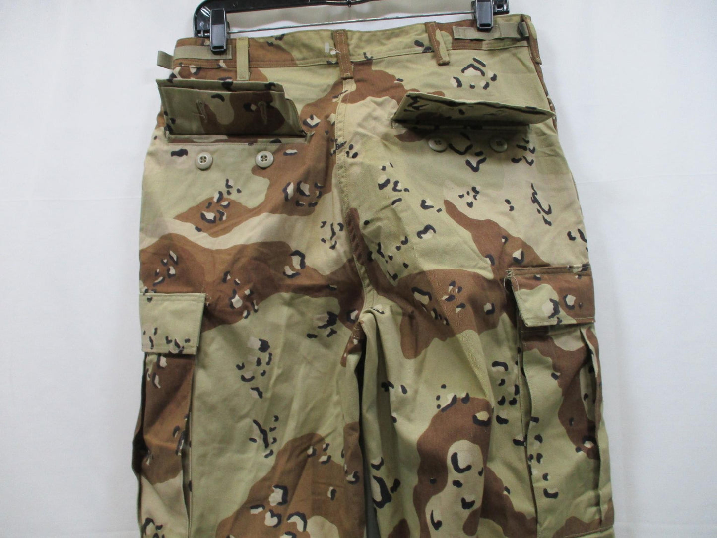 Wrangler Desert Camo Combat Cargo Pants Men's Small-X-Long 50% Nylon/Cotton