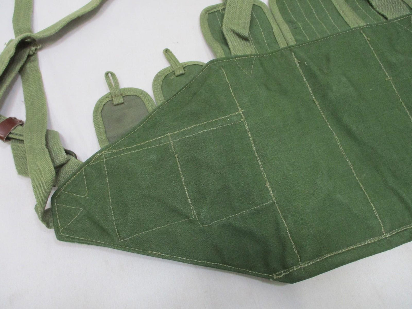 Chinese Type 56 Chest Rig Canvas Ammunition Pouch Tactical Vest Used Good
