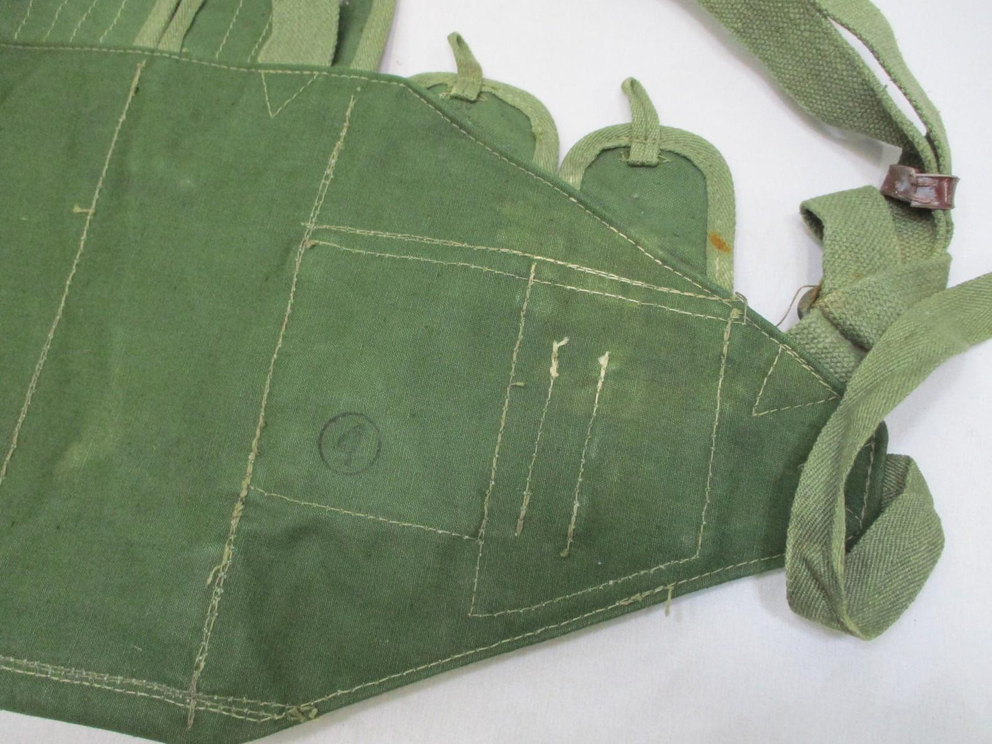 Chinese Type 56 Chest Rig Canvas Ammunition Pouch Tactical Vest Used Good