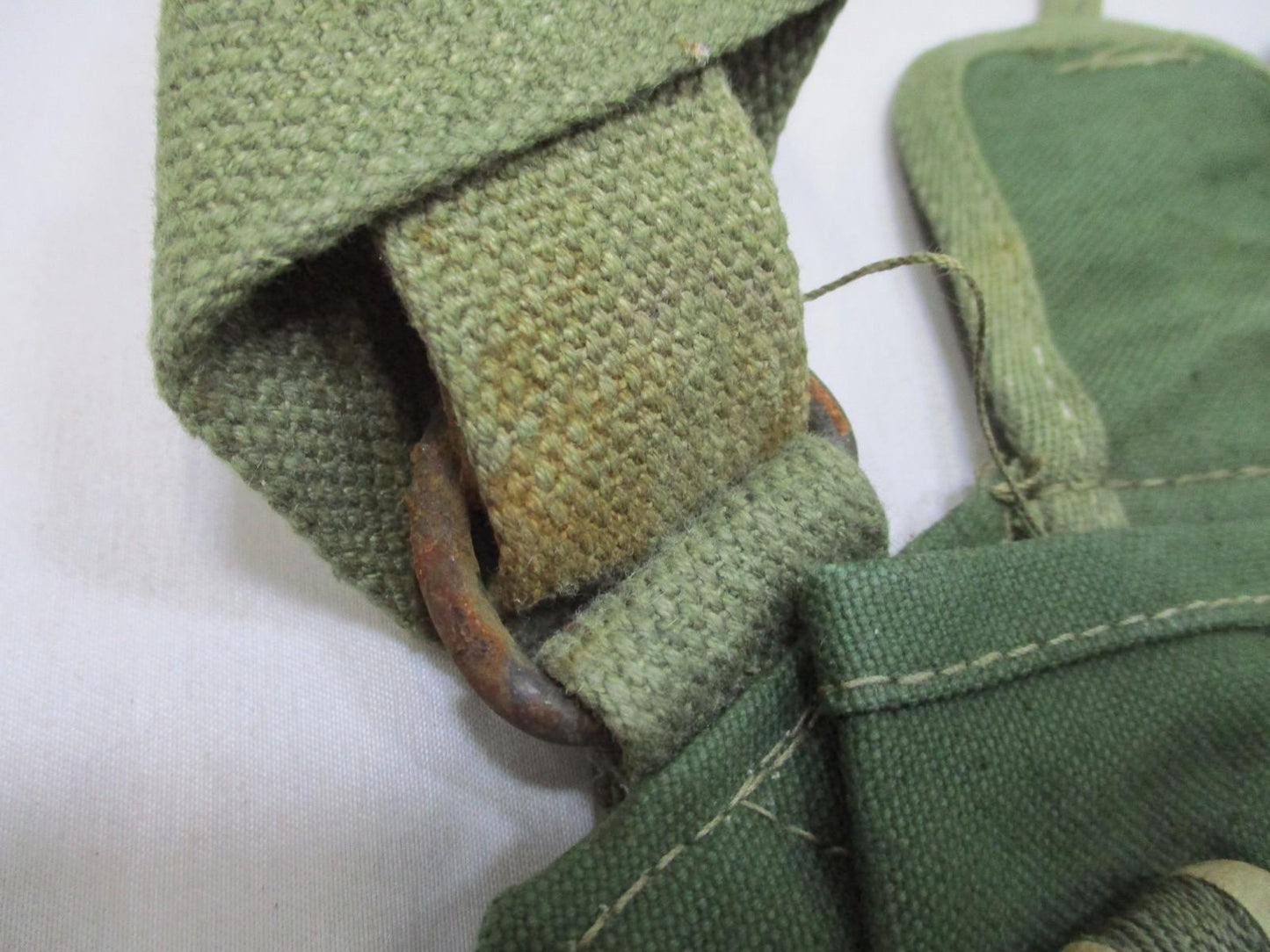 Chinese Type 56 Chest Rig Canvas Ammunition Pouch Tactical Vest Used Good