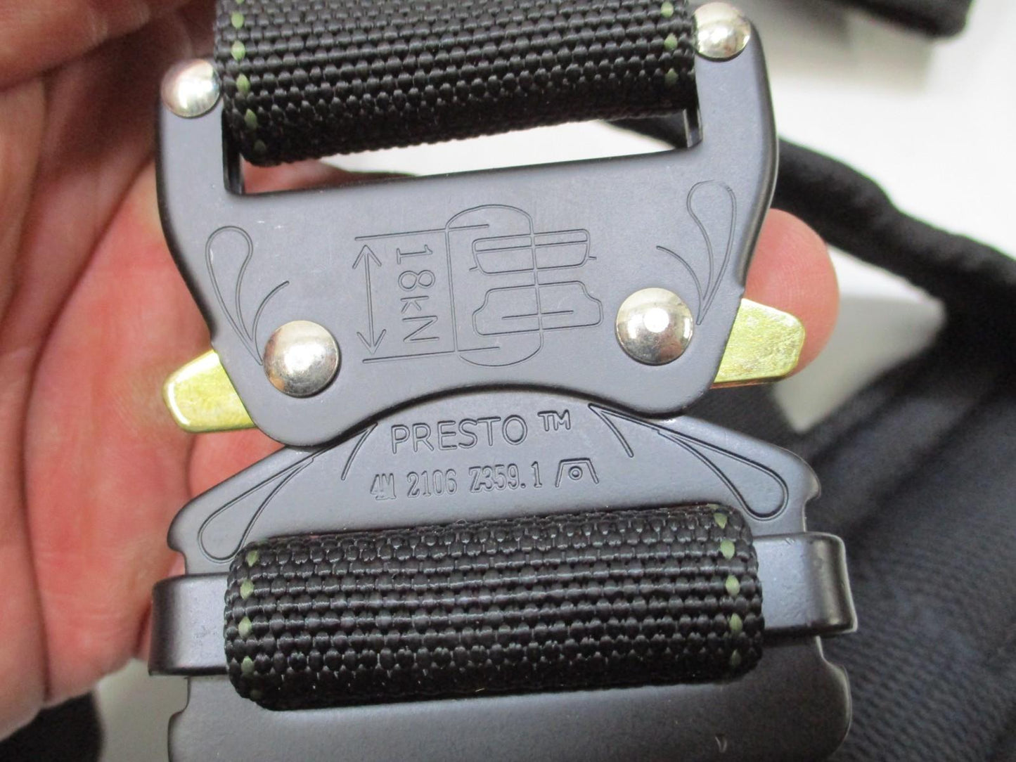 Fusion NFPA Class III Safety Harness Full Body USA Made 26–37" Waist Tactical