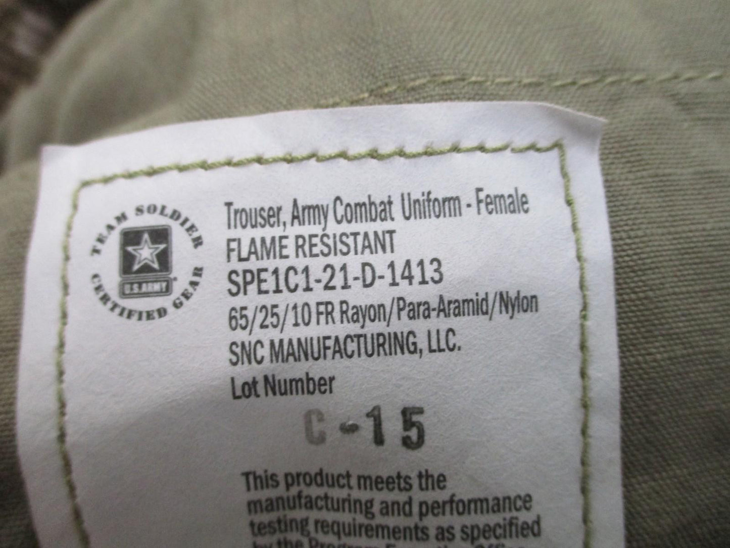 US Army OCP Scorpion Combat Uniform Pants Flame Resistant NWOT Size 28 Regular