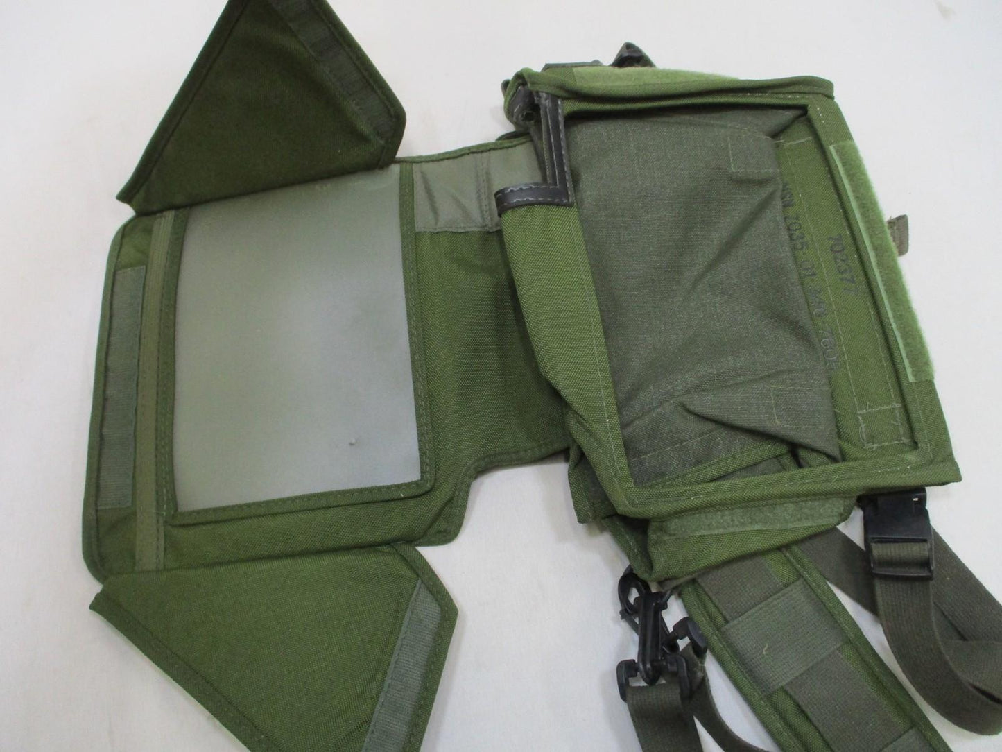 Military SINCGARS Carrying Case NSN 7035-01-346-7605 Green Shoulder Bag