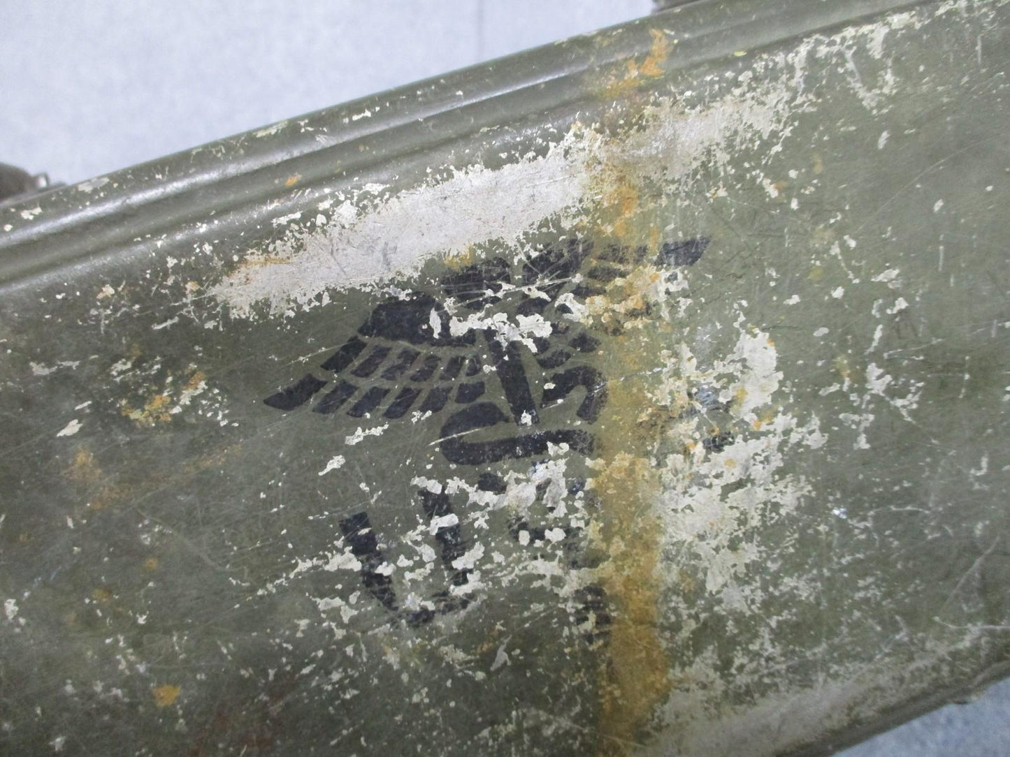 Vintage Arrow Case No. 1 Empty Metal Box Vietnam War Era Collectible