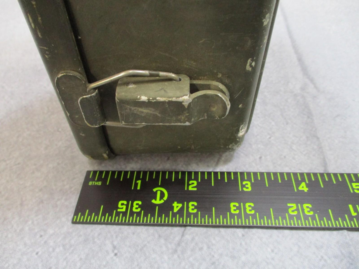 Vintage Arrow Case No. 1 Empty Metal Box Vietnam War Era Collectible