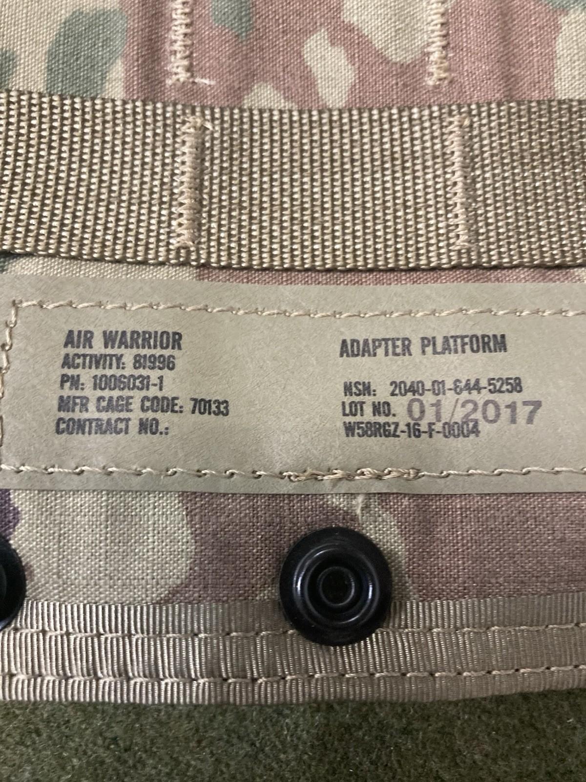 USGI OCP Multicam Air Warrior & GCS Pouches Lot – 7 Pieces OEF AFGHAN WAR APACHE