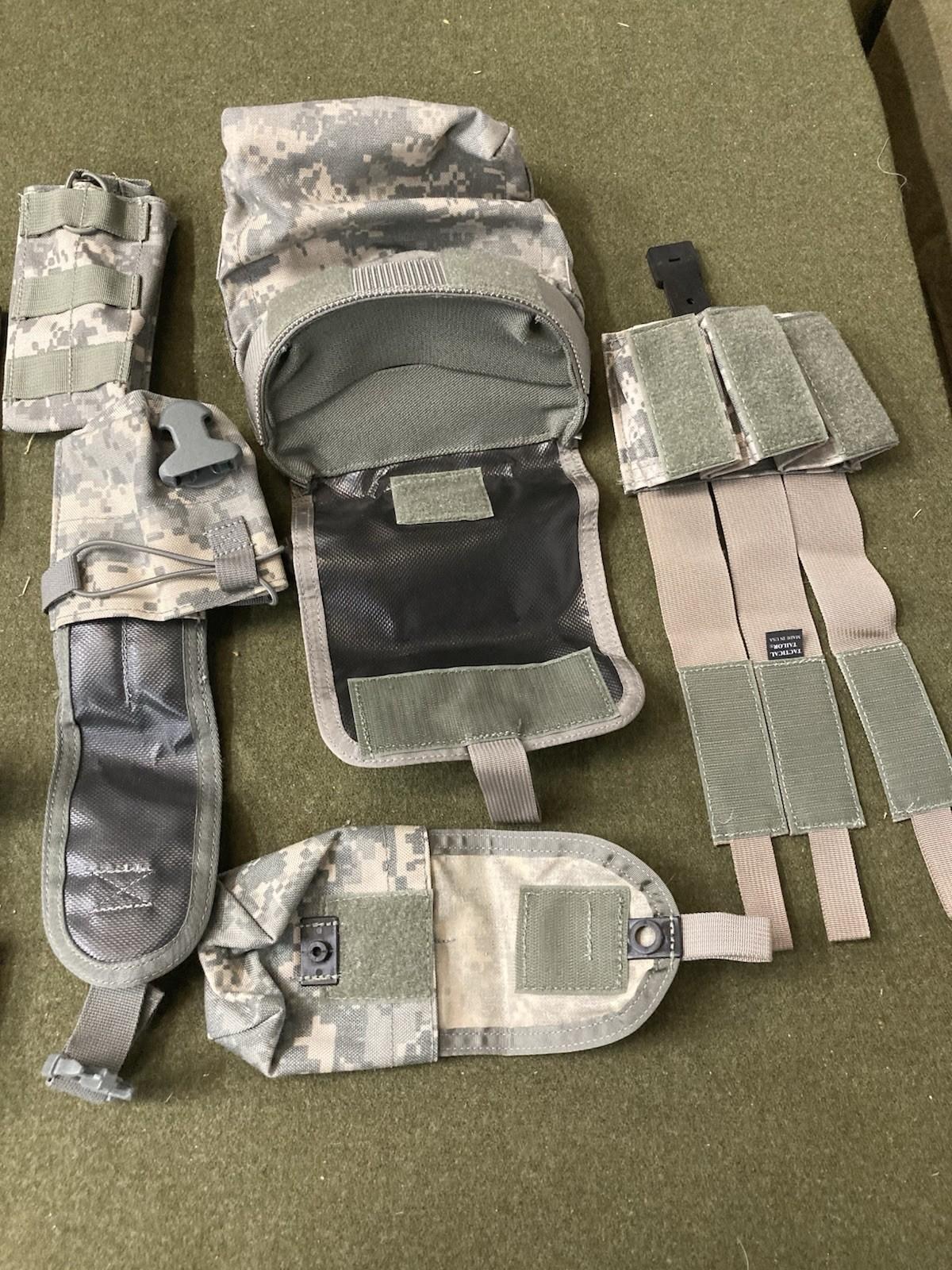 ACU MOLLE Pouch Lot – Tactical Tailor Radio, Dump – Missing MALICE Clips