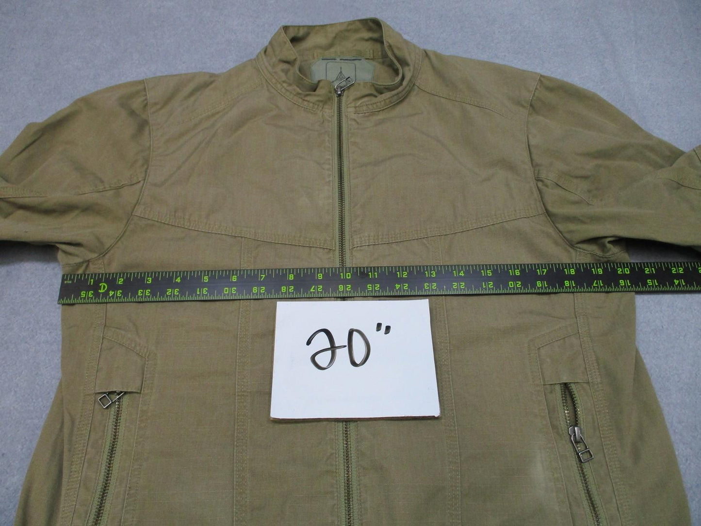 Triple Aught Design Rogue Jacket Khaki Men's Size S Tactical Full Zip