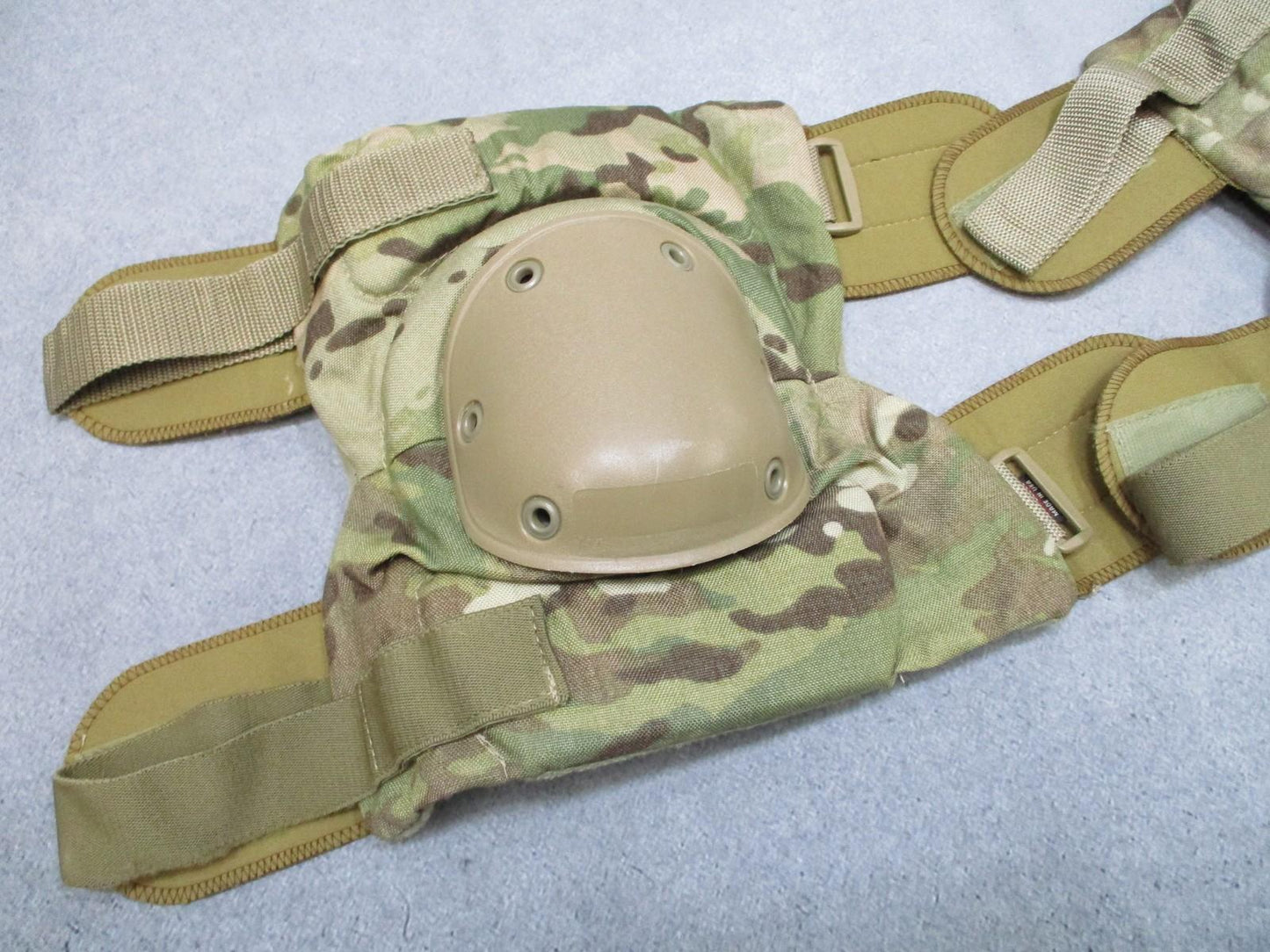 B.P.E. Tactical Knee Pads Multicam OEF OIF Used Good Made in USA - SML - Bijan's
