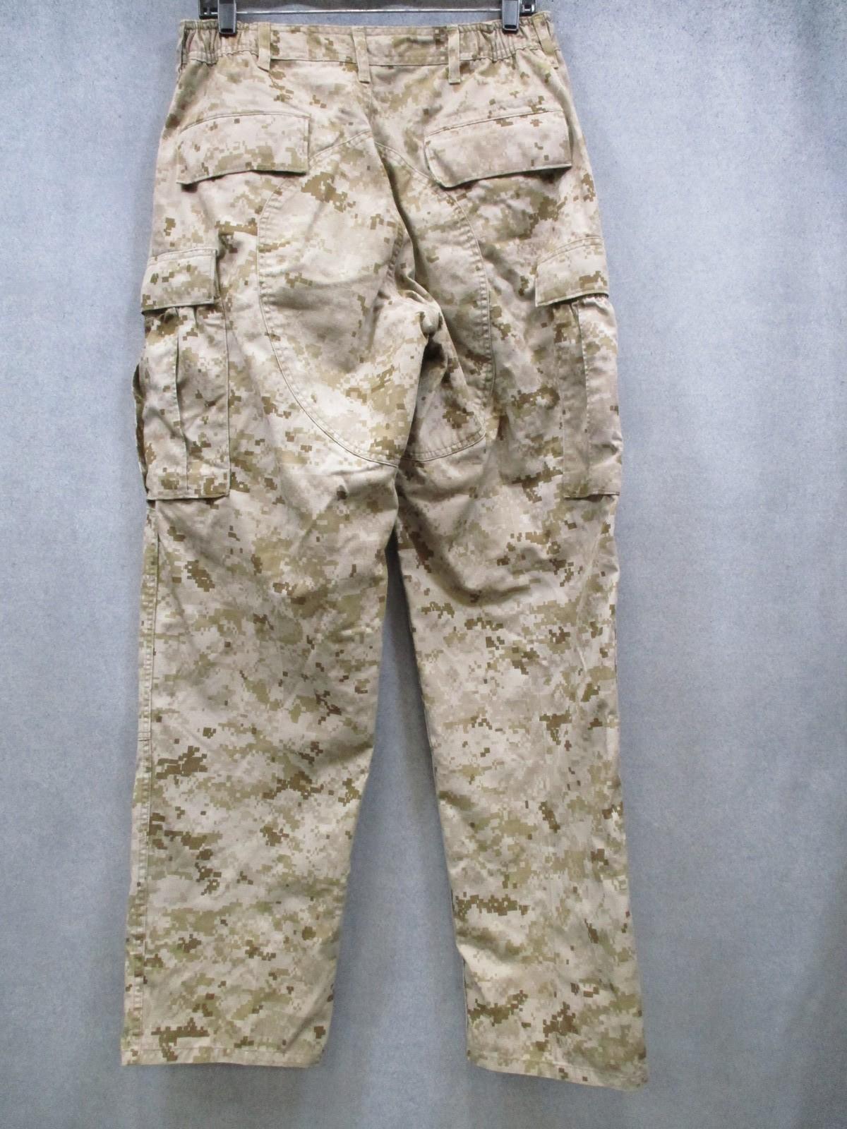 USMC Desert MARPAT Cargo Pants Medium Regular 31-35 Waist 29.5-32.5 Inseam