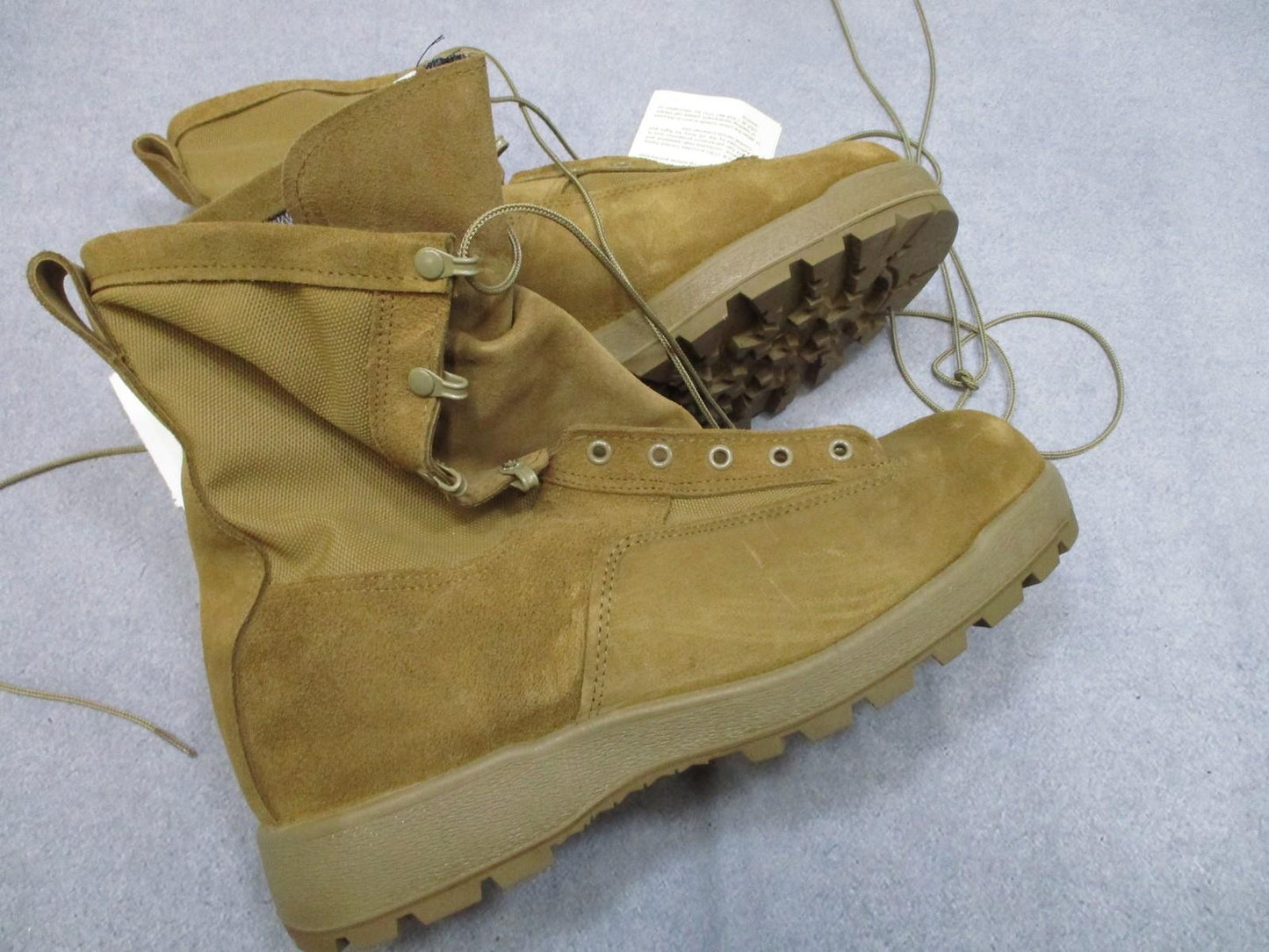 McRae Army Combat Boots 13.5W Gore-Tex Vibram Suede Cordura New w/Scuffs