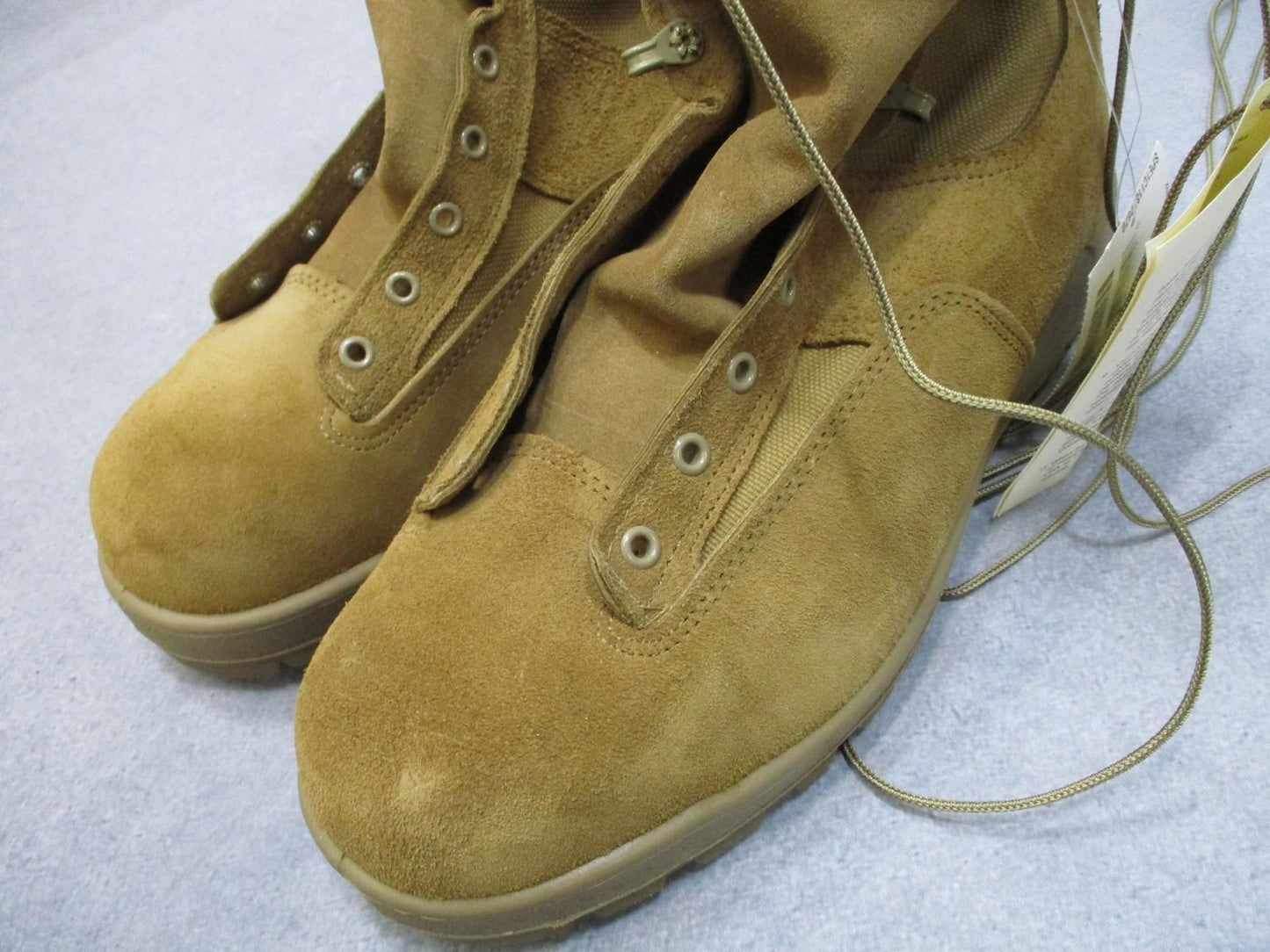 McRae Army Combat Boots 13.5W Gore-Tex Vibram Suede Cordura New w/Scuffs