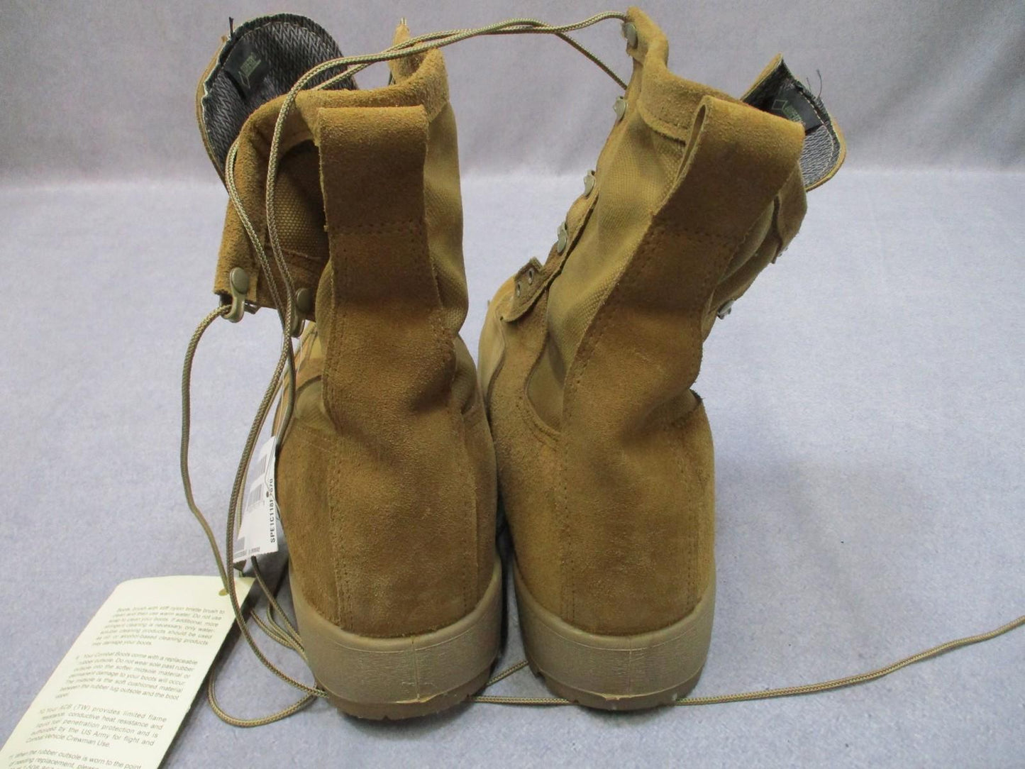 McRae Army Combat Boots 13.5W Gore-Tex Vibram Suede Cordura New w/Scuffs