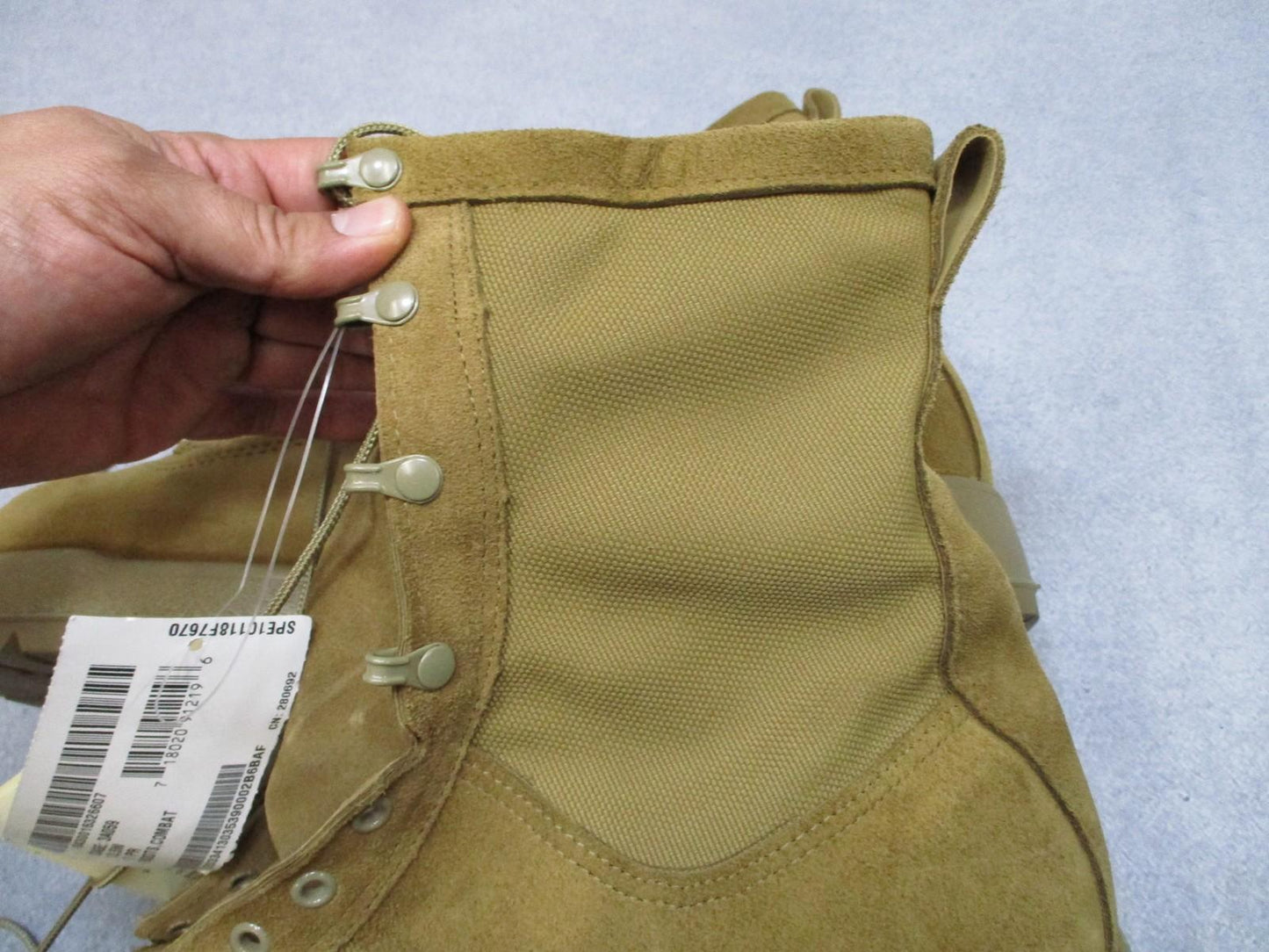 McRae Army Combat Boots 13.5W Gore-Tex Vibram Suede Cordura New w/Scuffs