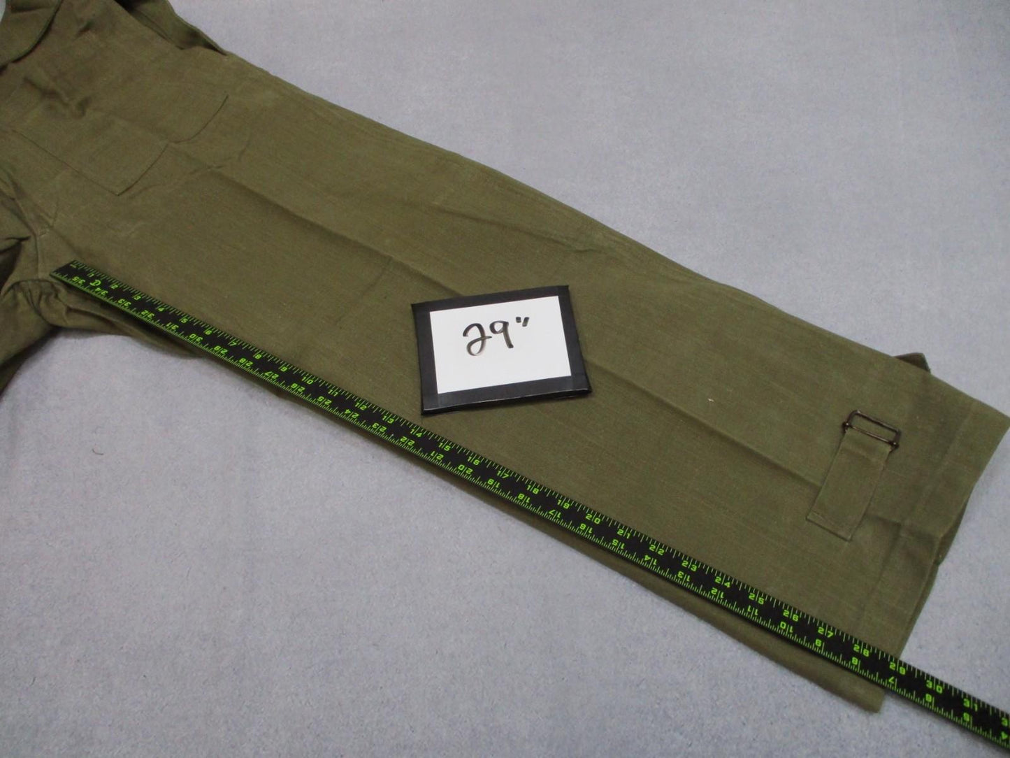 Vintage French Army Model 1935 Canvas Over Trousers – MACRA Paris – Size 2 – VGC - Centex Military Gear