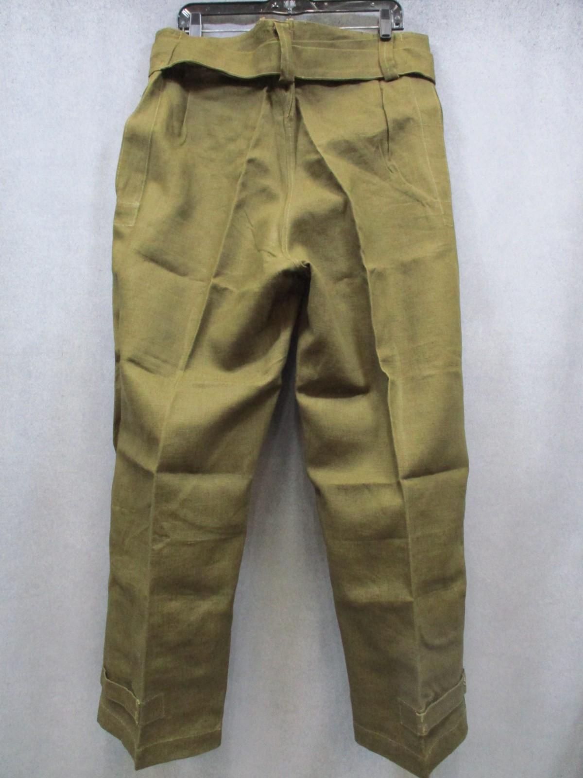 Vintage Military Canvas Overpants – OD Green, Stamped, Cold Weather Shell - Centex Military Gear
