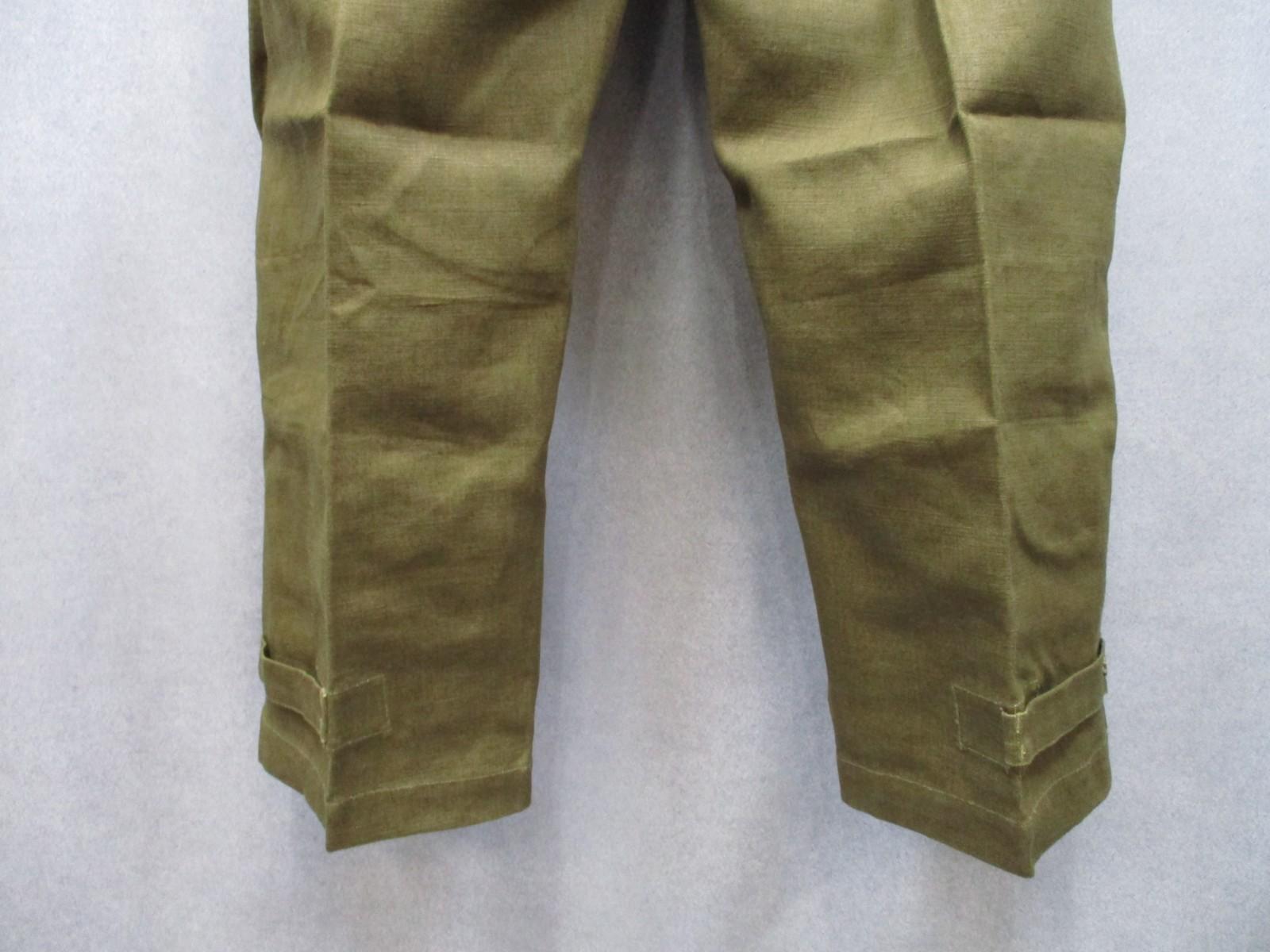 Vintage Military Canvas Overpants – OD Green, Stamped, Cold Weather Shell - Centex Military Gear