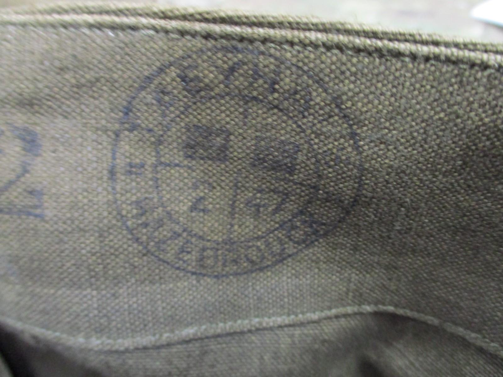 Vintage Military Canvas Overpants – OD Green, Stamped, Cold Weather Shell - Centex Military Gear
